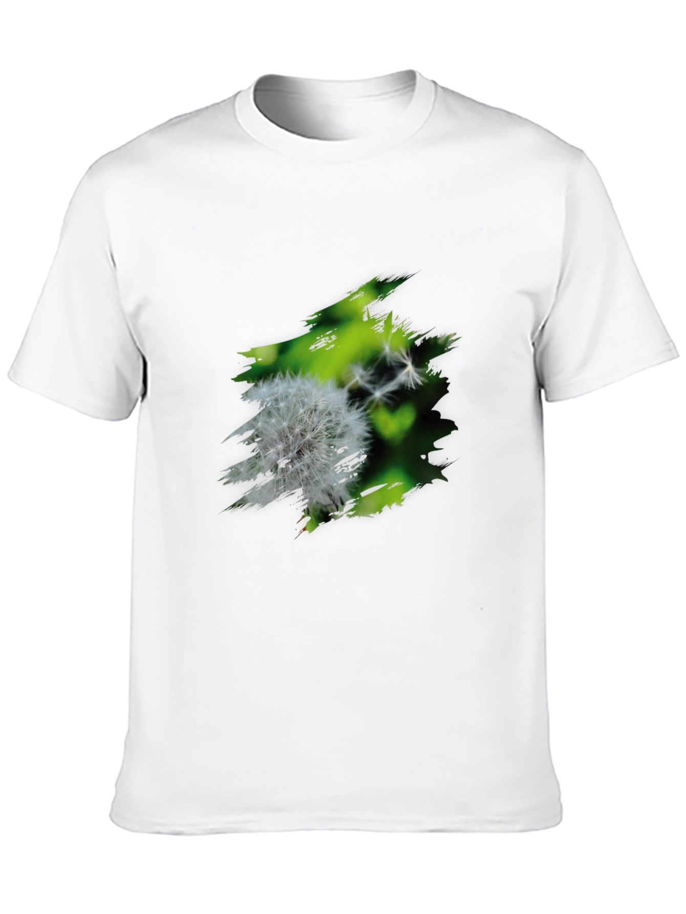 Dandelion Graphic Black T-Shirt