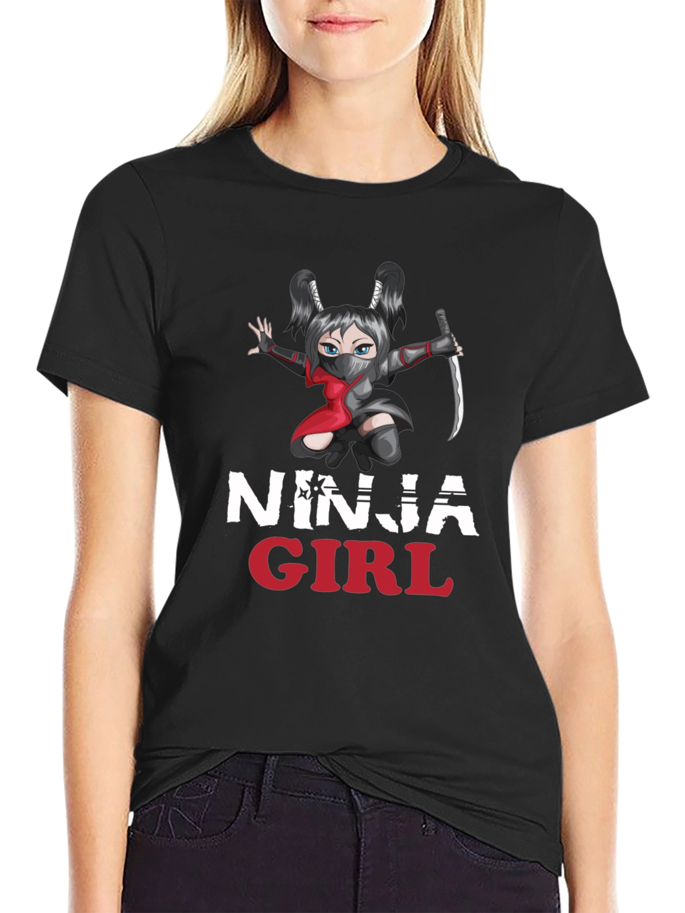 Ninja Girl Graphic T-Shirt