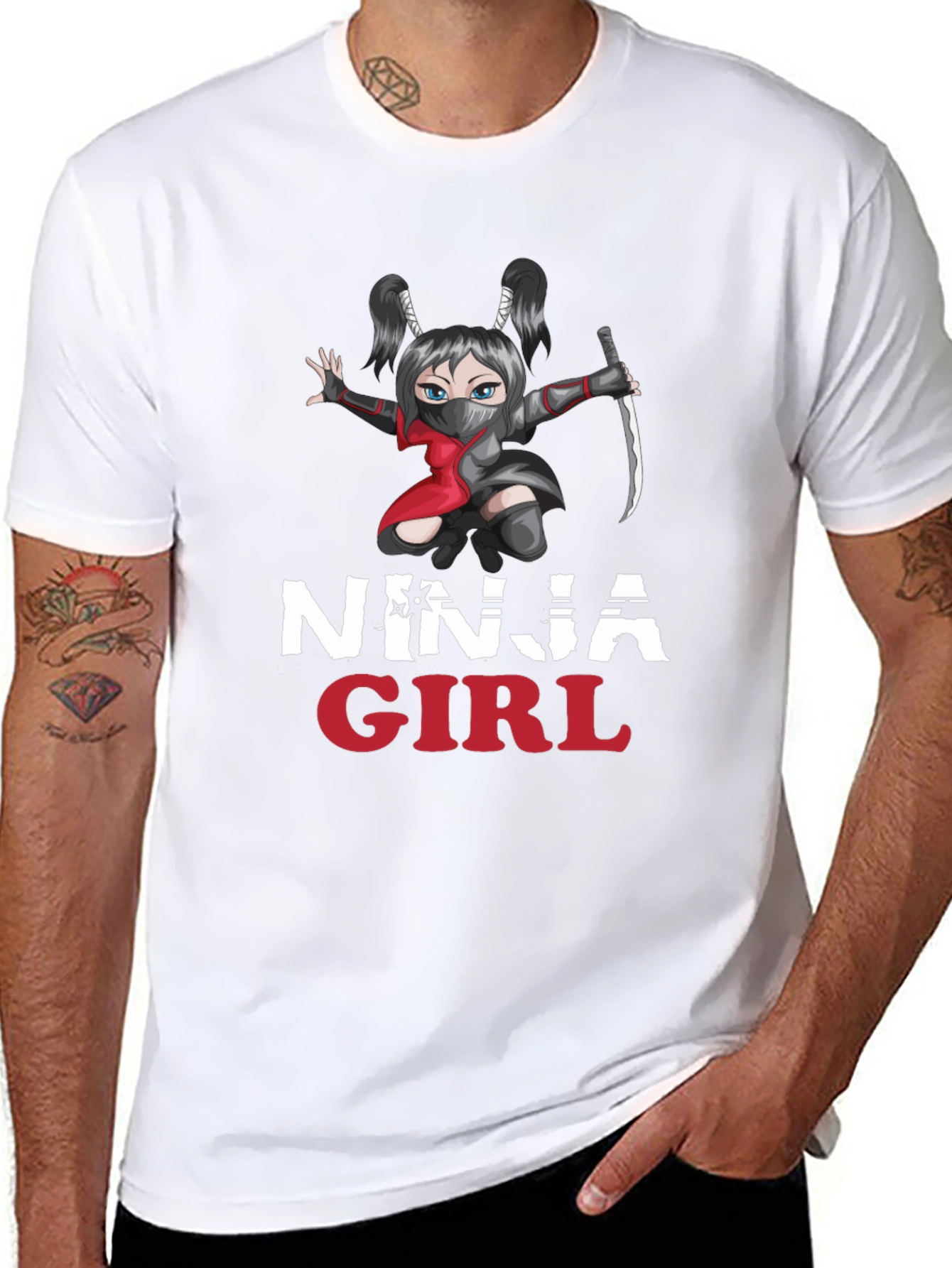 Ninja Girl Graphic T-Shirt