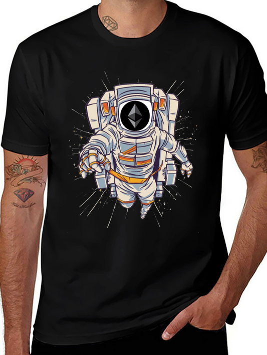 Ethereum Astronaut Black T-Shirt
