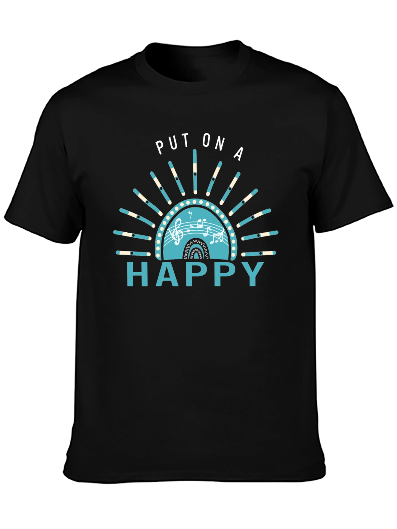 Put On A Happy Graphic Tee