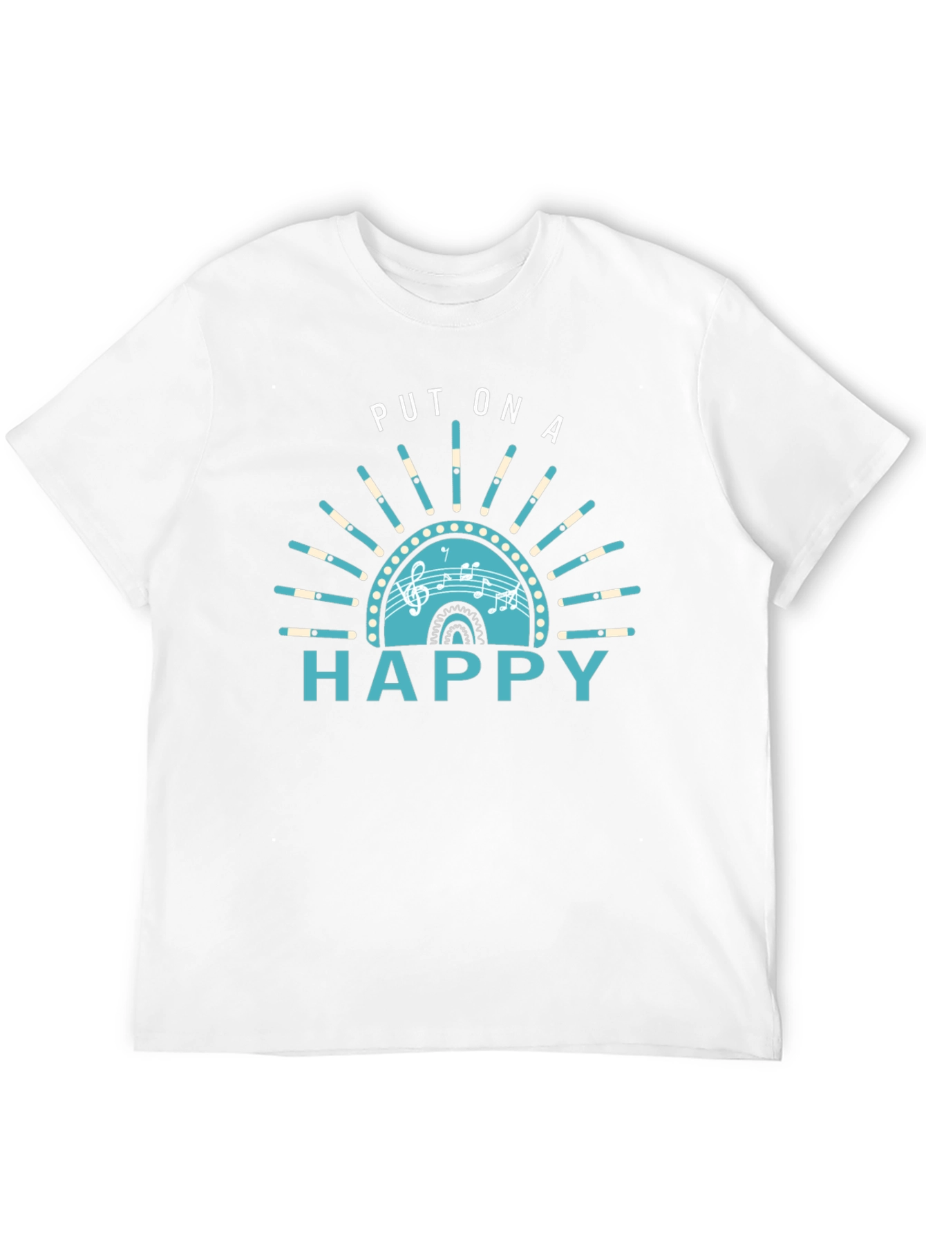 Put On A Happy Graphic Tee