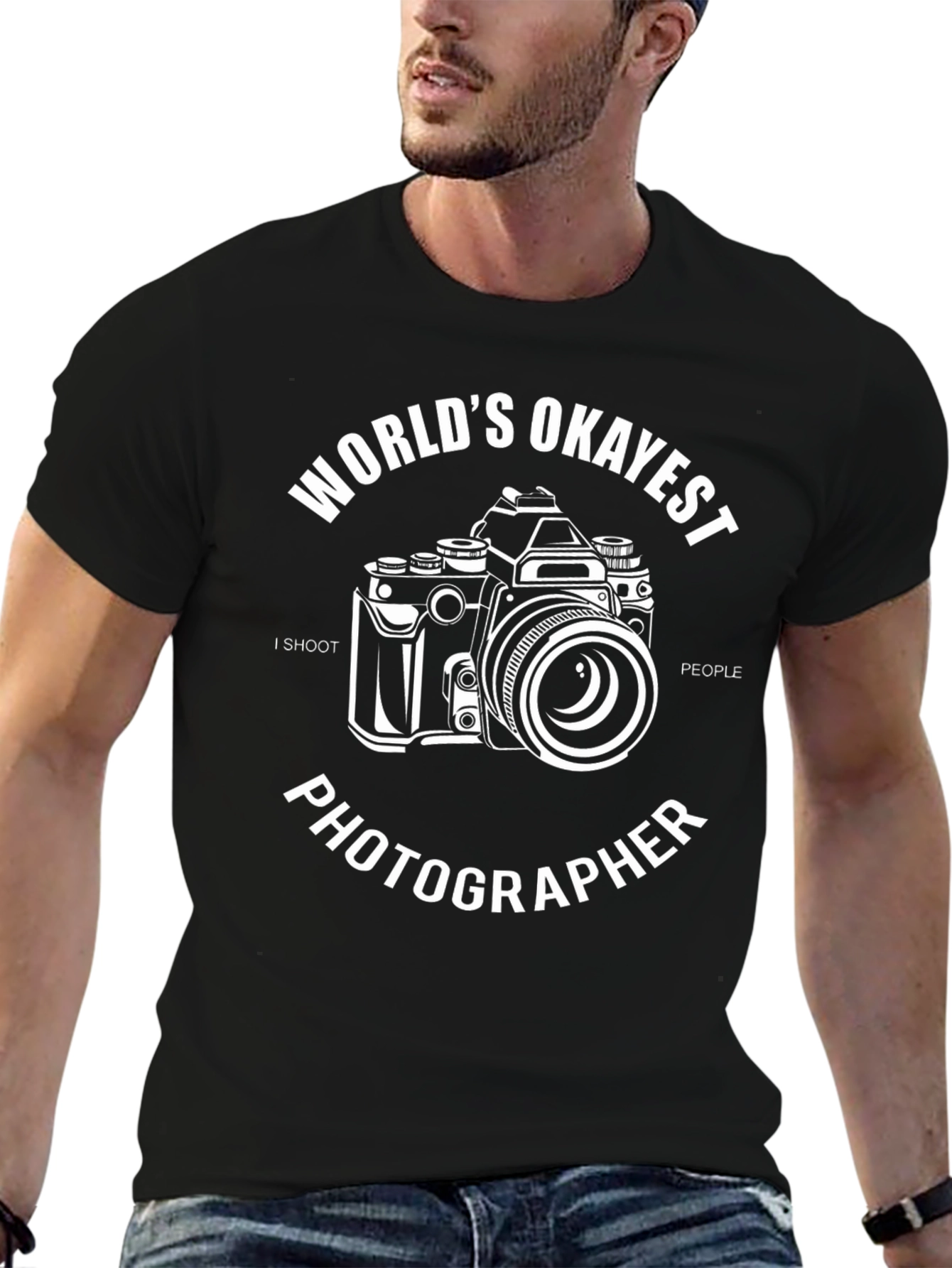 Worlds Okayest Photographer Graphic T-Shirt