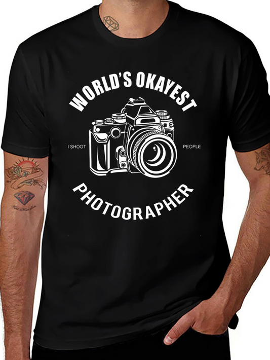 Worlds Okayest Photographer Graphic T-Shirt