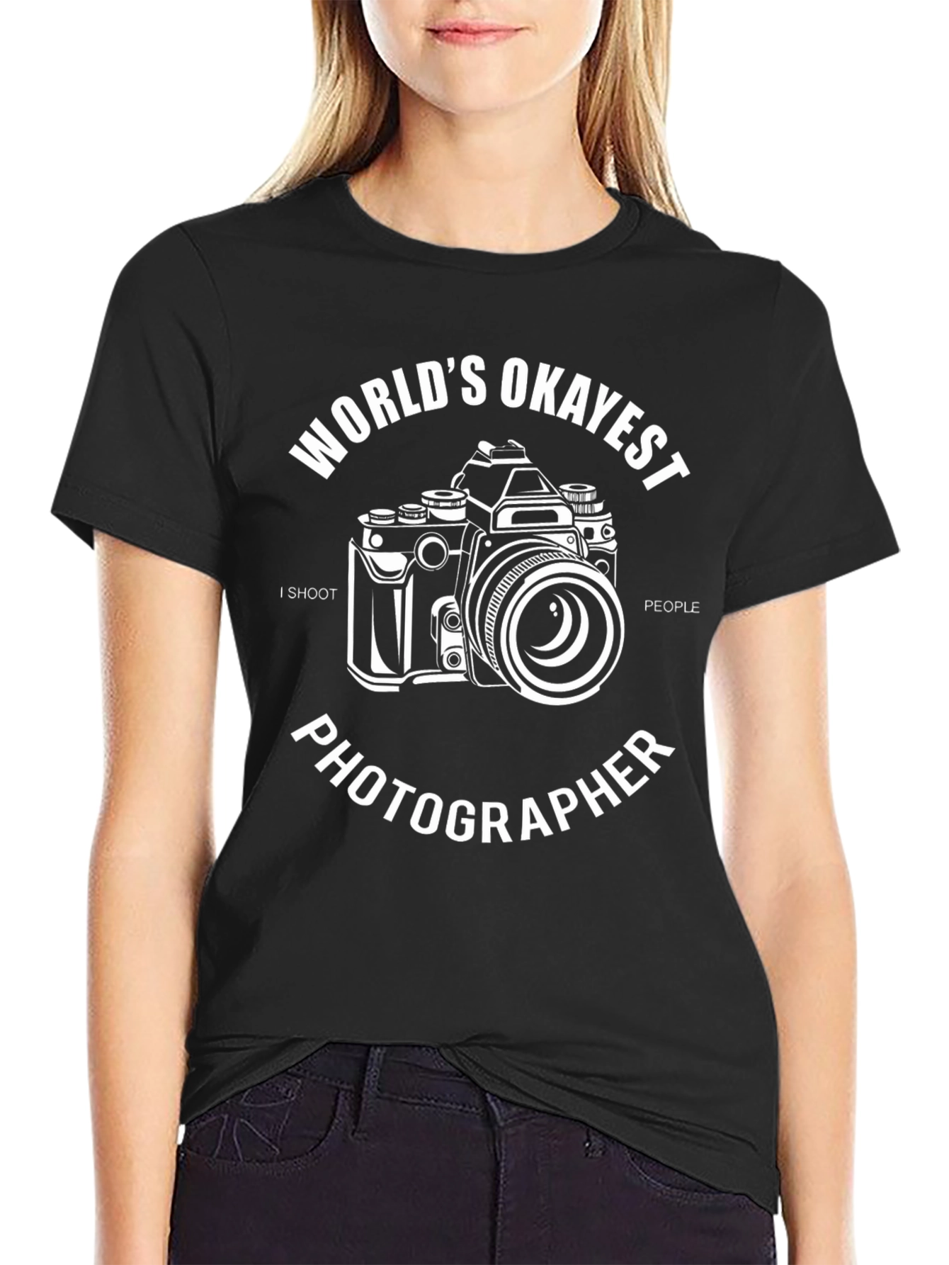 Worlds Okayest Photographer Graphic T-Shirt