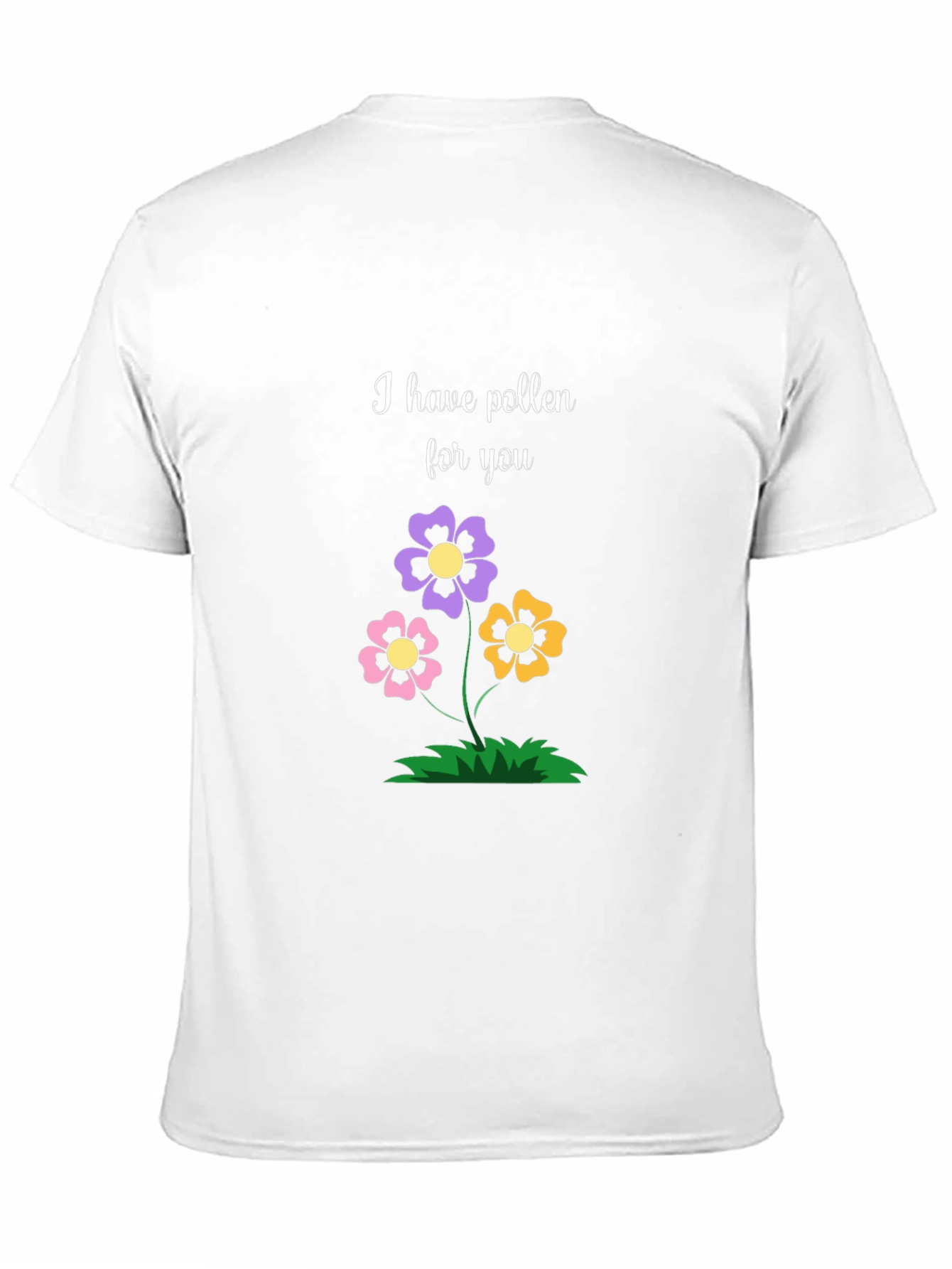 Floral Pollen Graphic Tee - Trendy Black T-Shirt