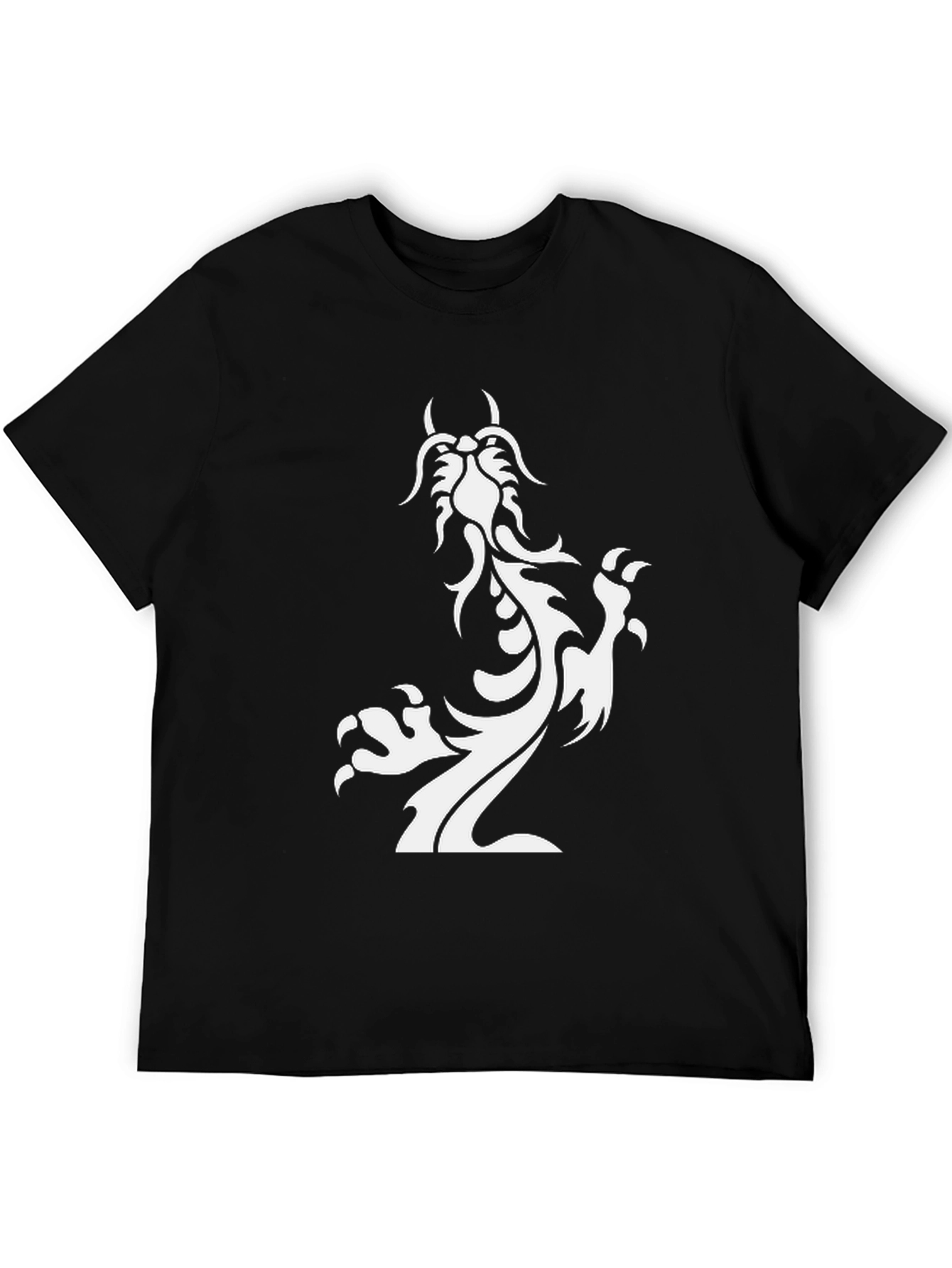 Dragon Graphic Tee - Black