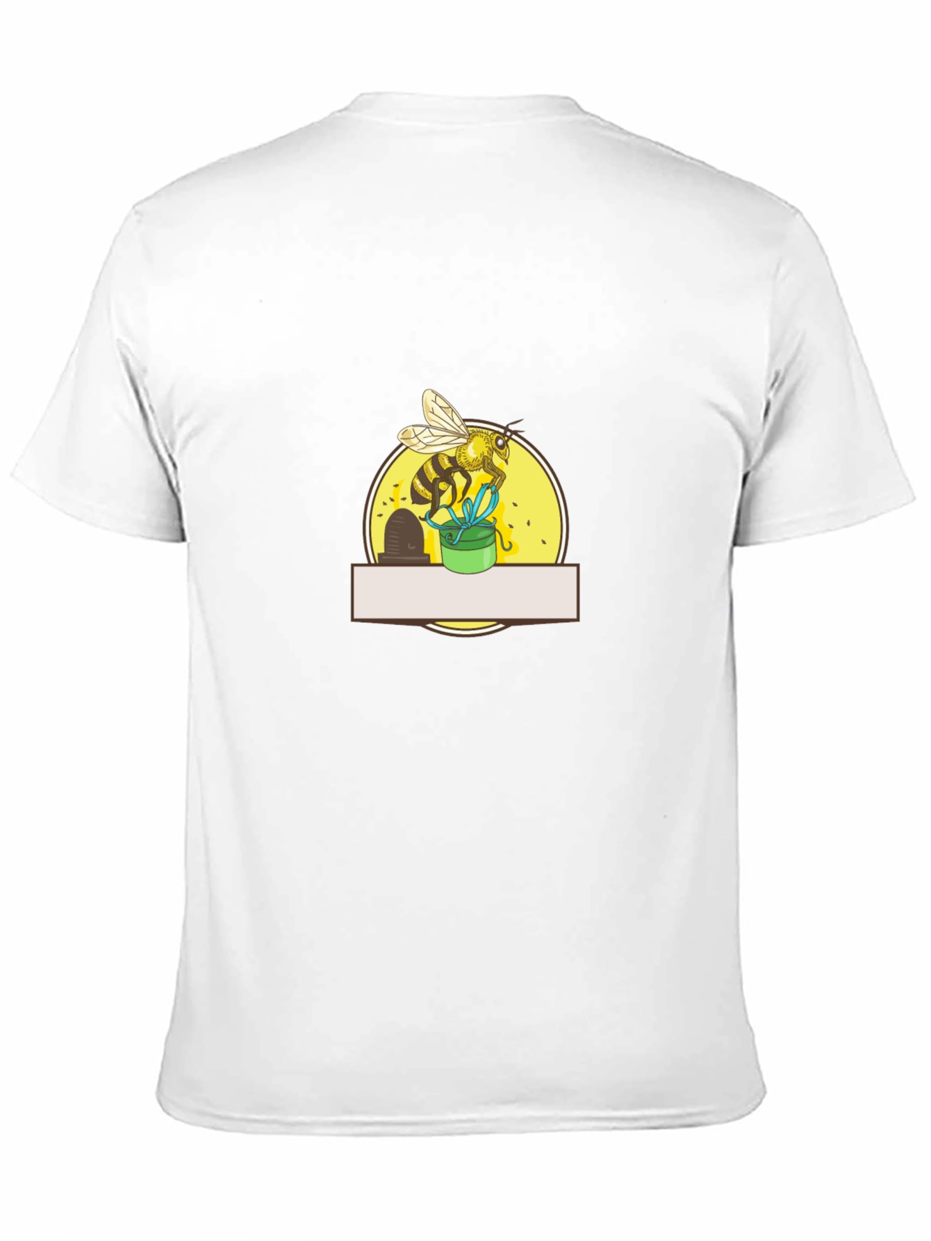 Bee Graphic Tee - Black Cotton Blend