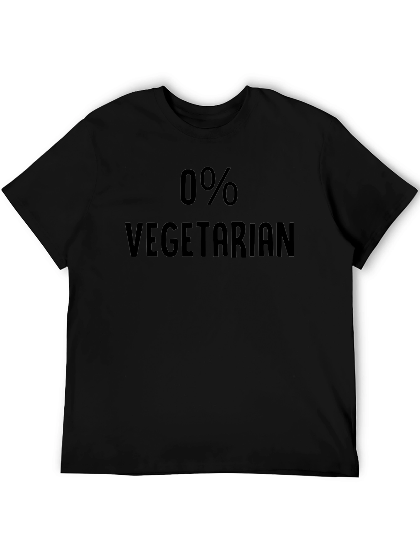 0% Vegetarian T-Shirt - Funny Anti-Vegetarian Tee