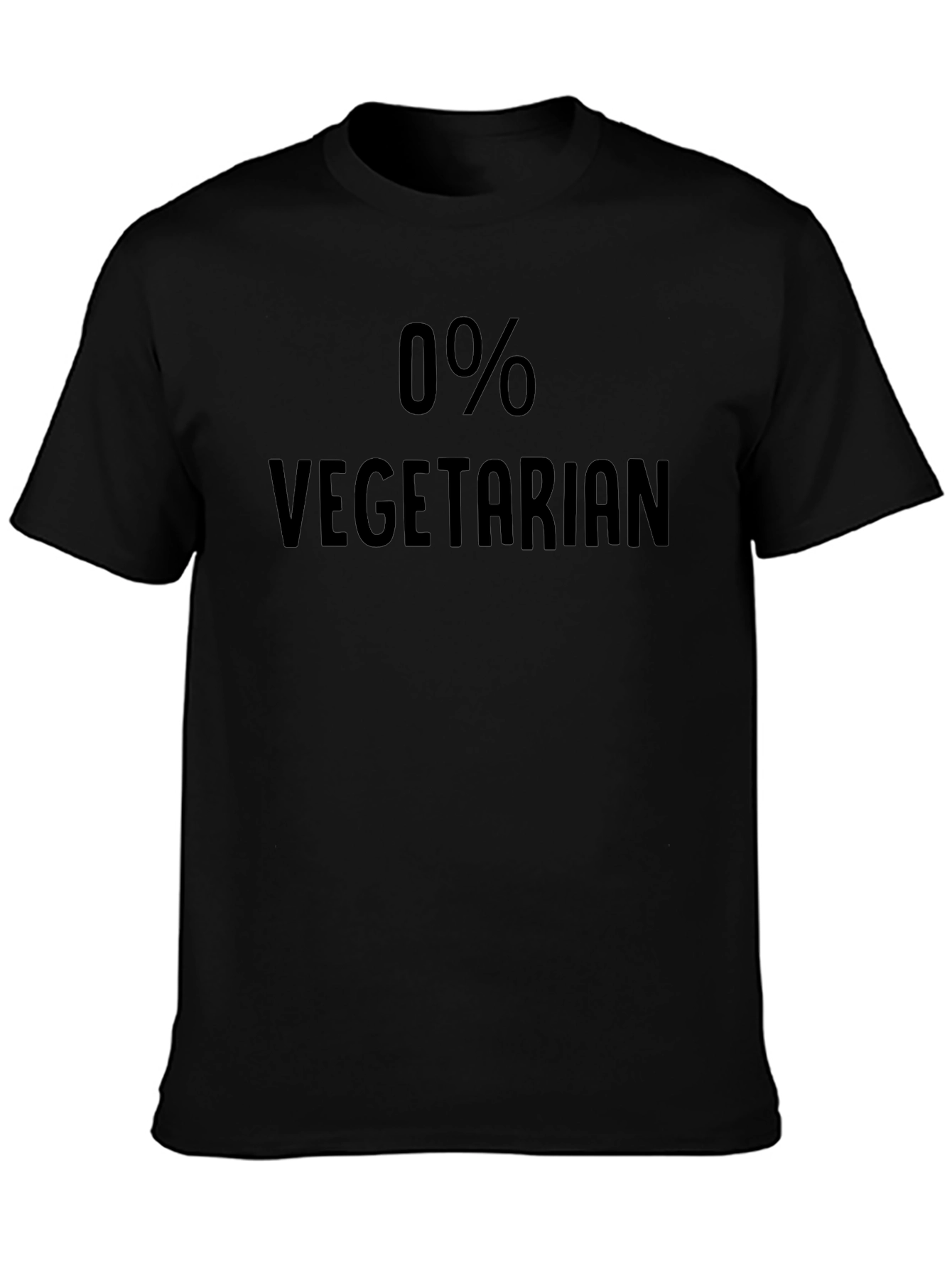 0% Vegetarian T-Shirt - Funny Anti-Vegetarian Tee