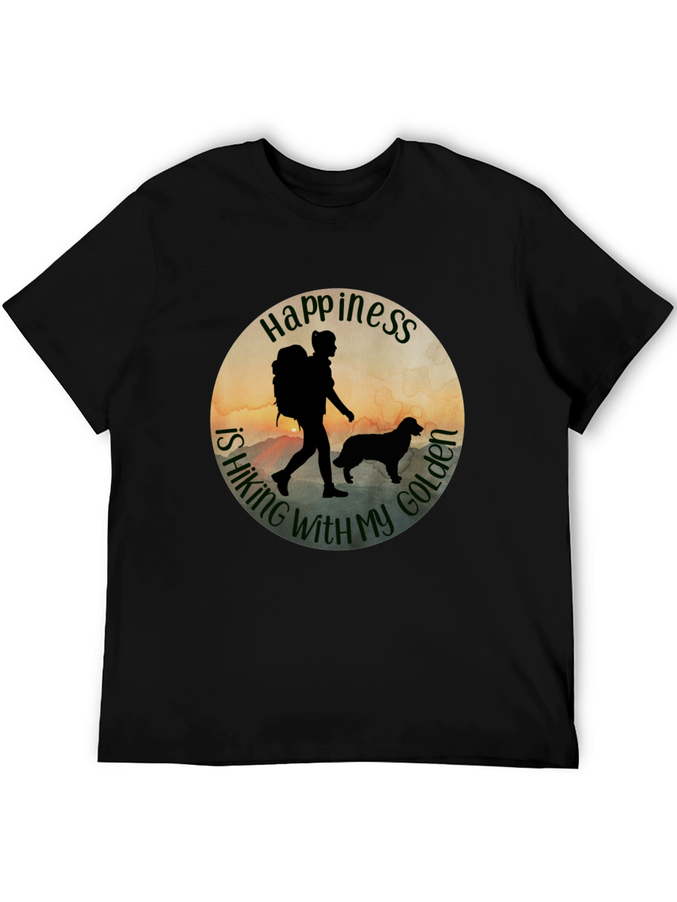 Hiking With My Golden T-Shirt