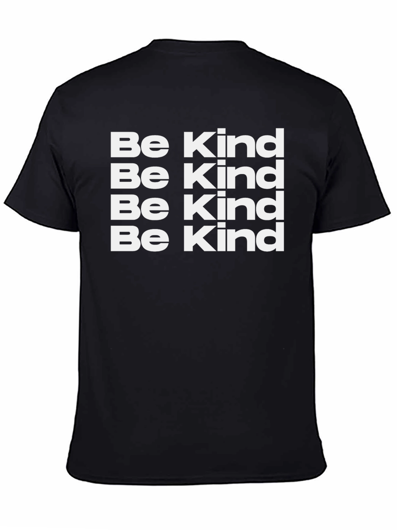 Be Kind Graphic Print Black T-Shirt