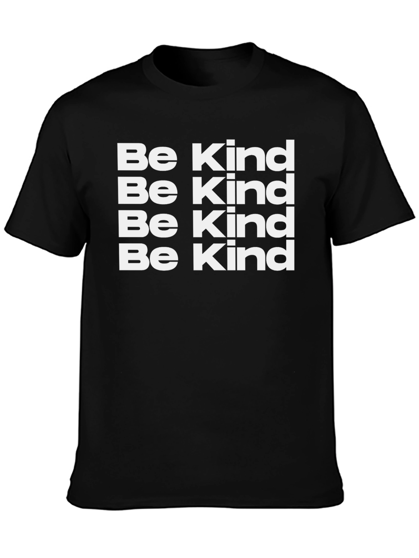 Be Kind Graphic Print Black T-Shirt