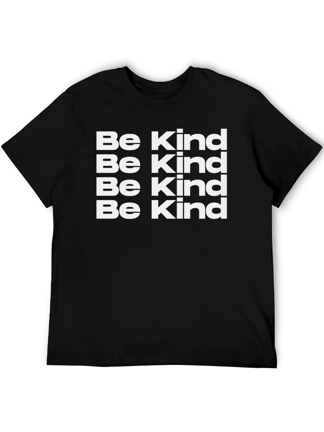 Be Kind Graphic Print Black T-Shirt