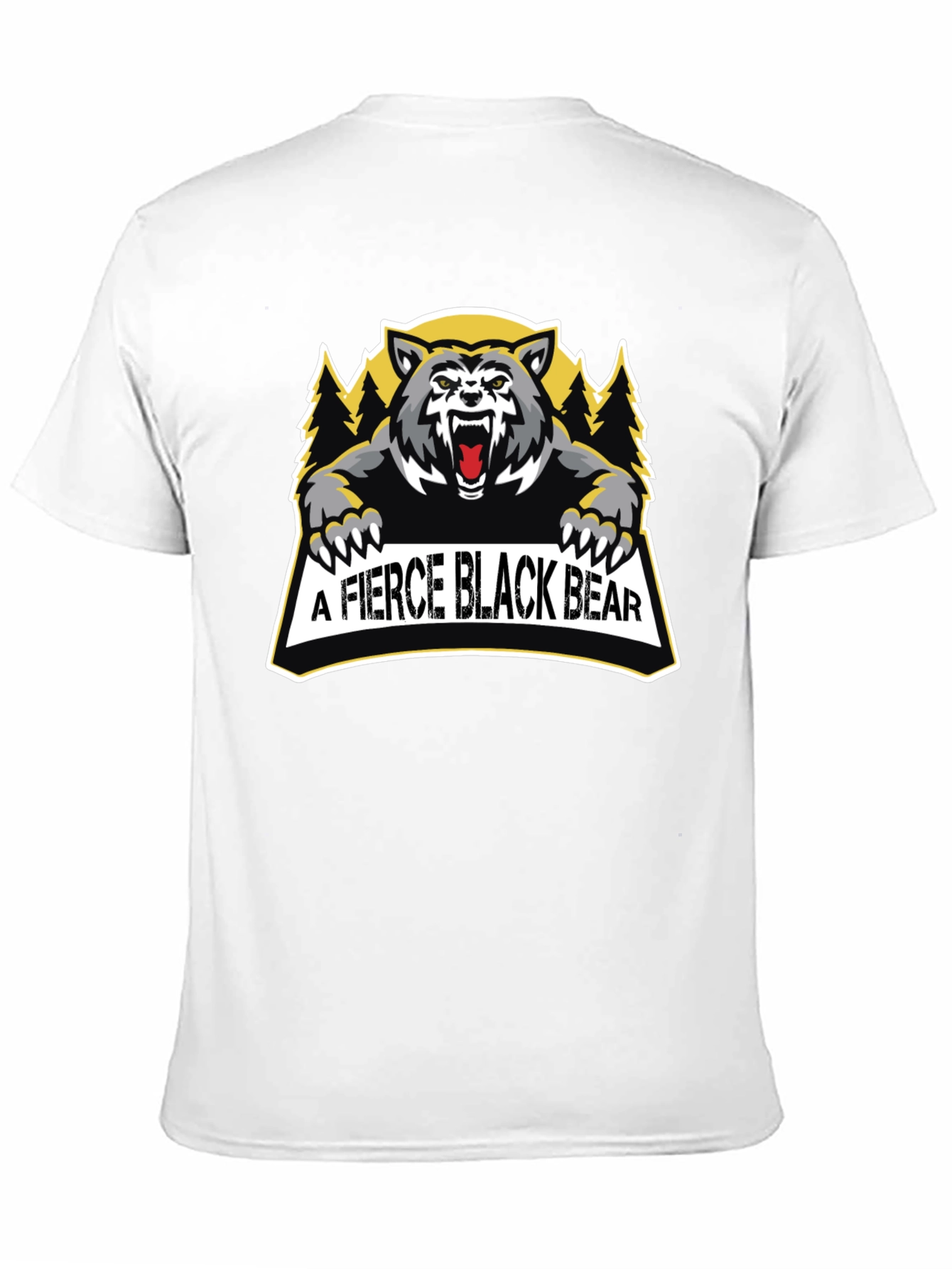Fierce Black Bear Graphic Tee