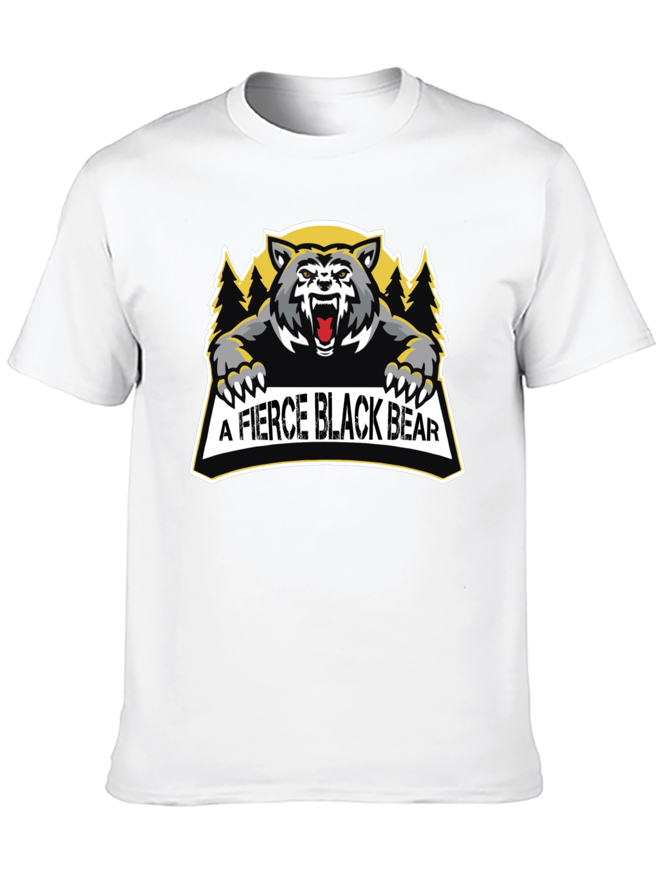 Fierce Black Bear Graphic Tee