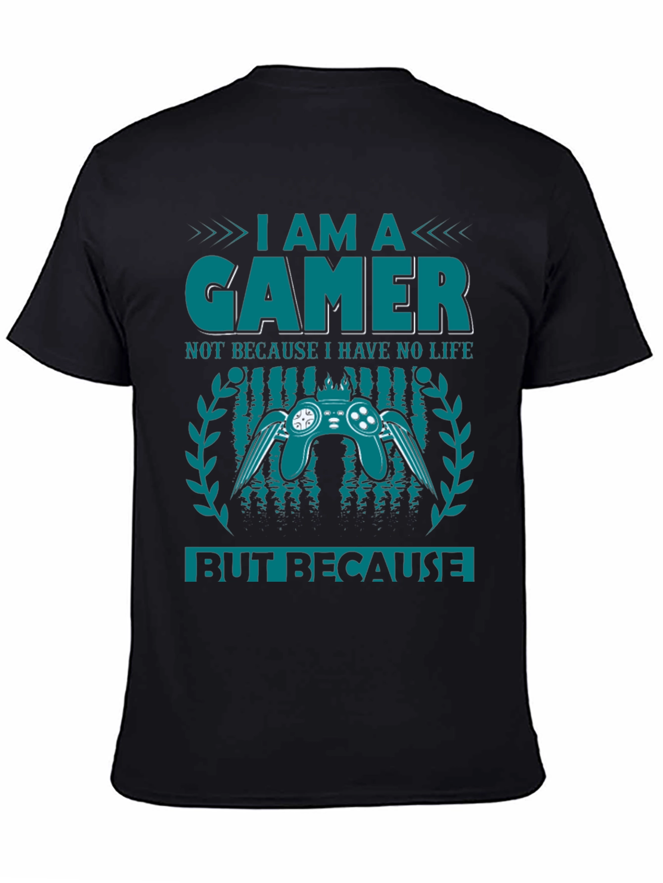 I Am A Gamer Graphic Tee - Black
