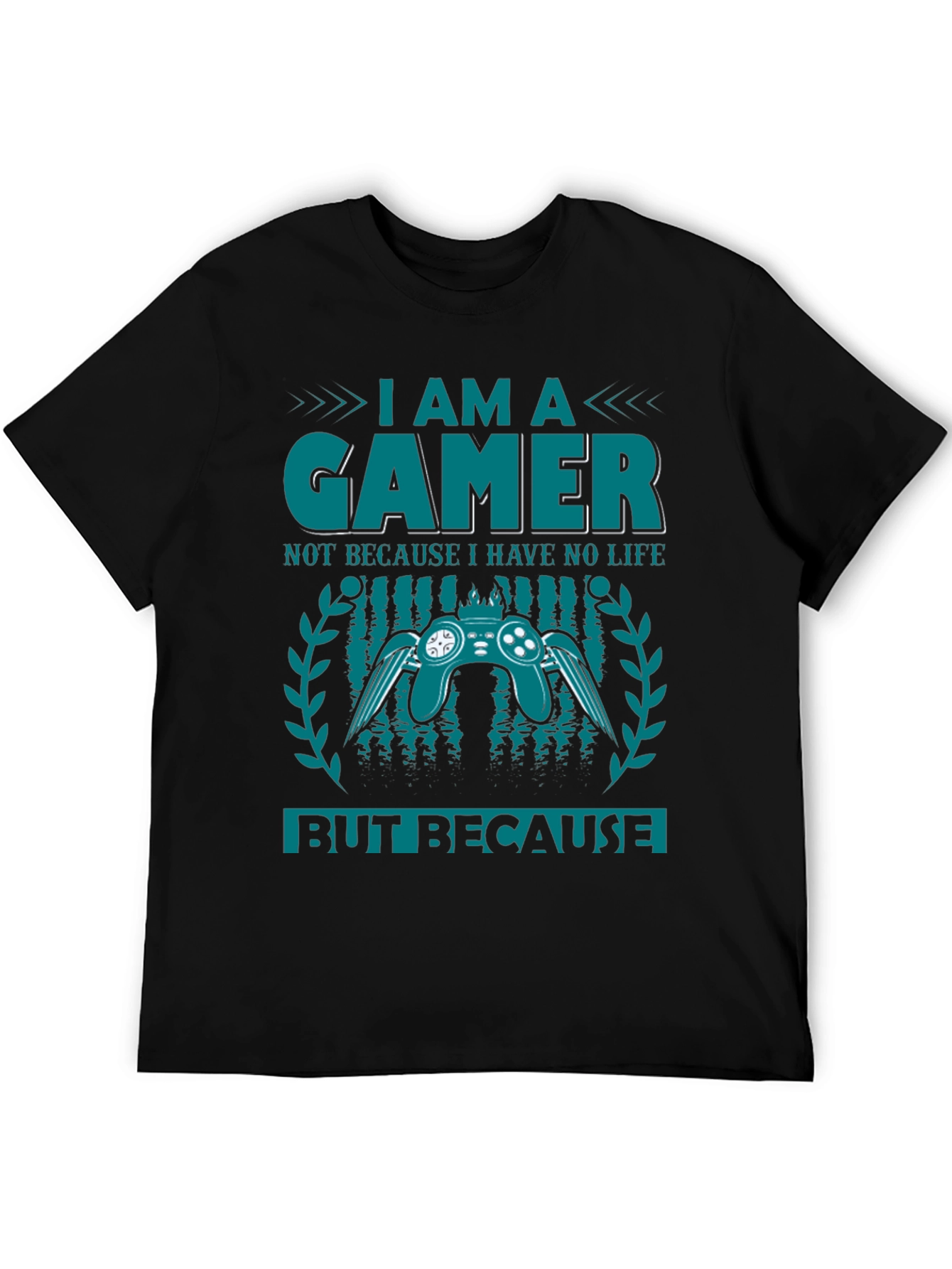 I Am A Gamer Graphic Tee - Black