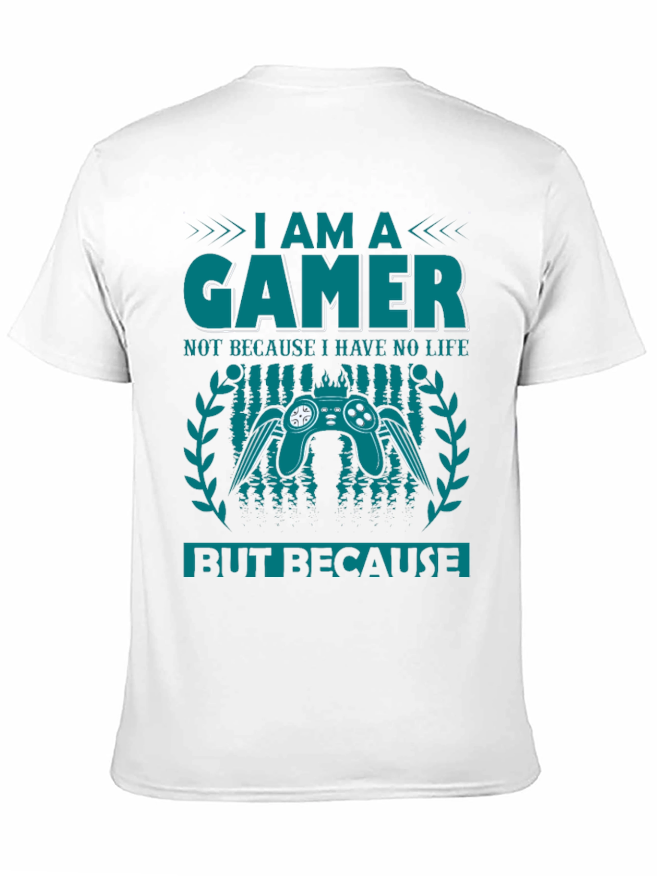 I Am A Gamer Graphic Tee - Black