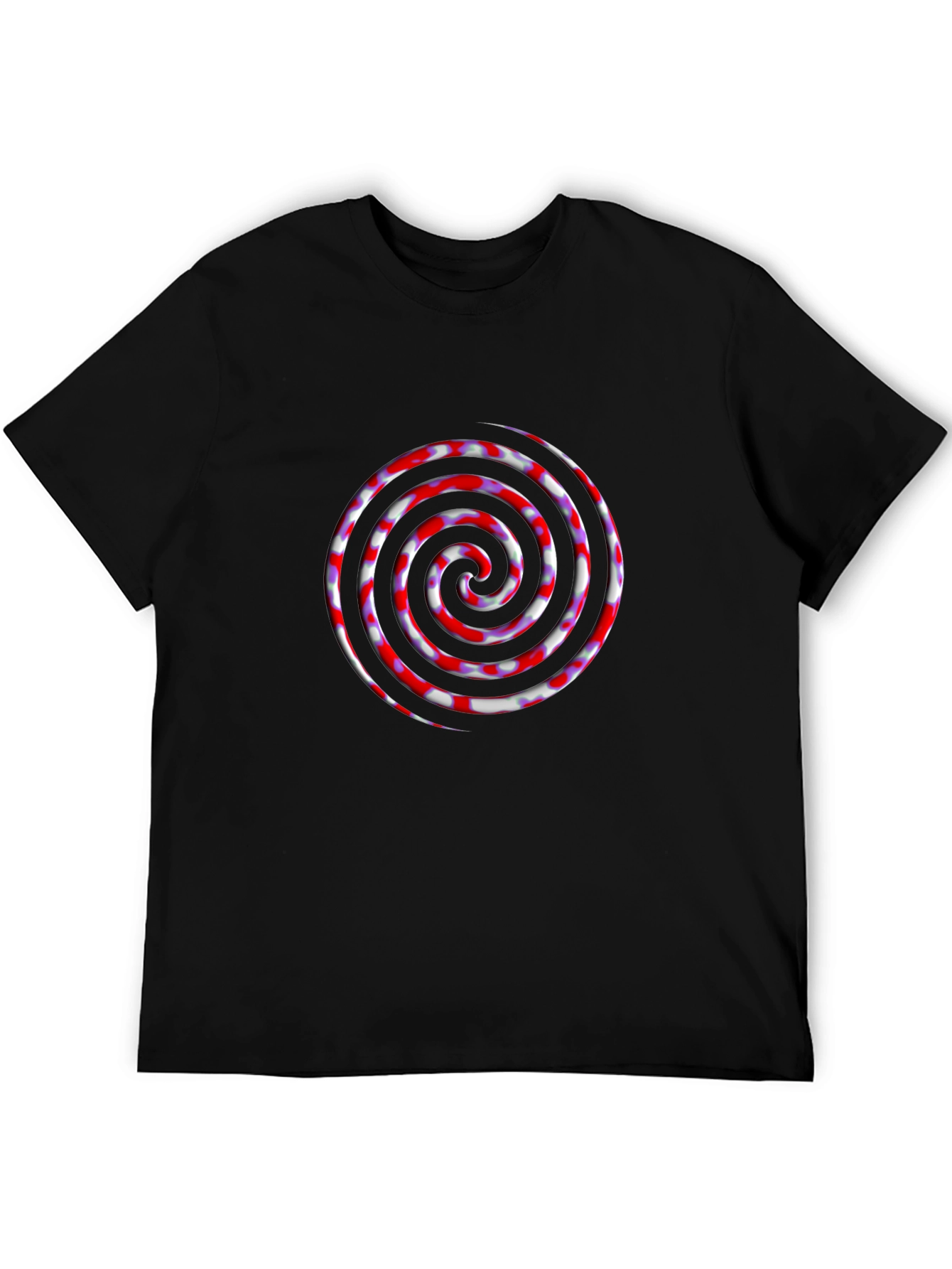 Spiral Graphic Tee - Modern Swirl Design T-Shirt
