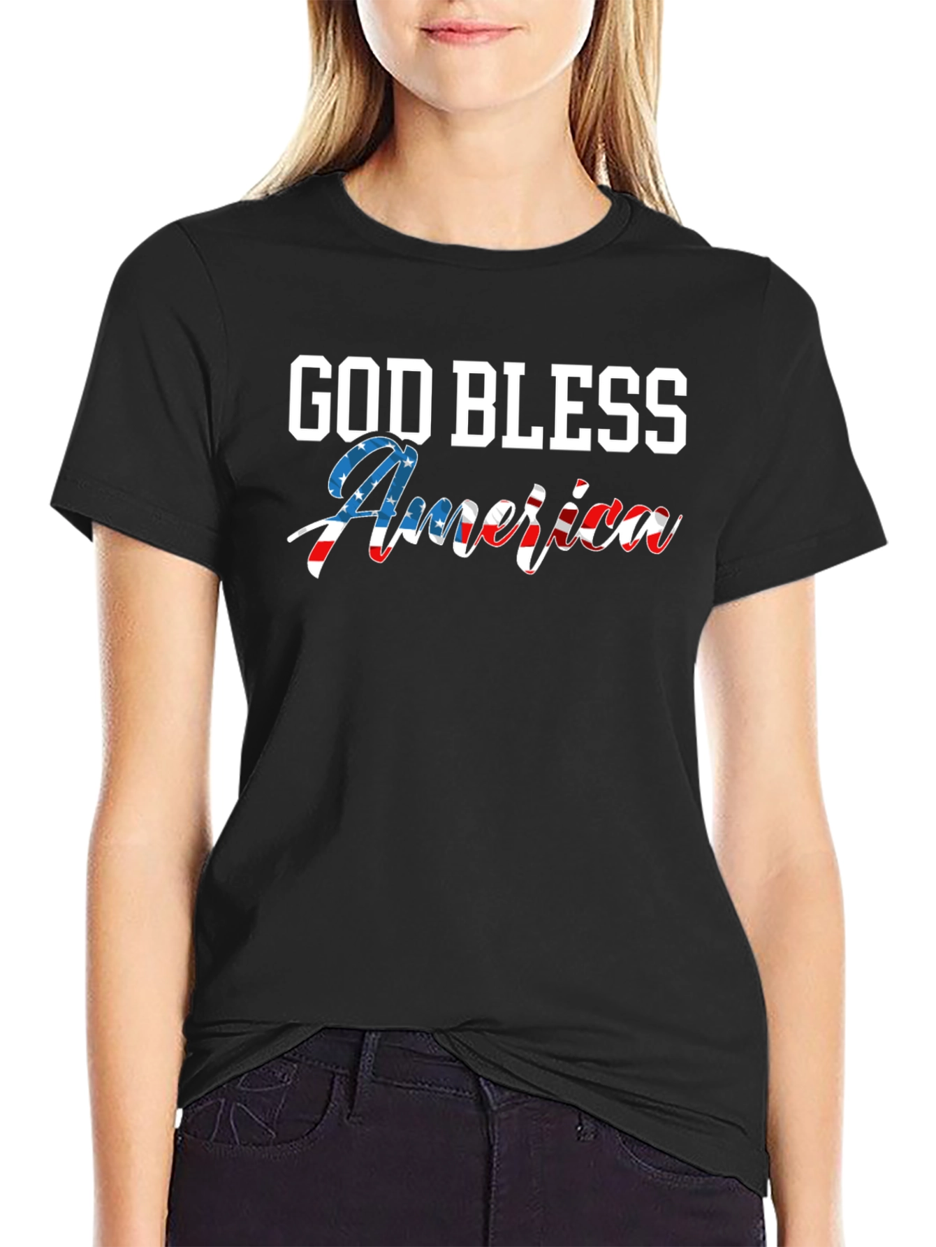 God Bless America Patriotic T-Shirt