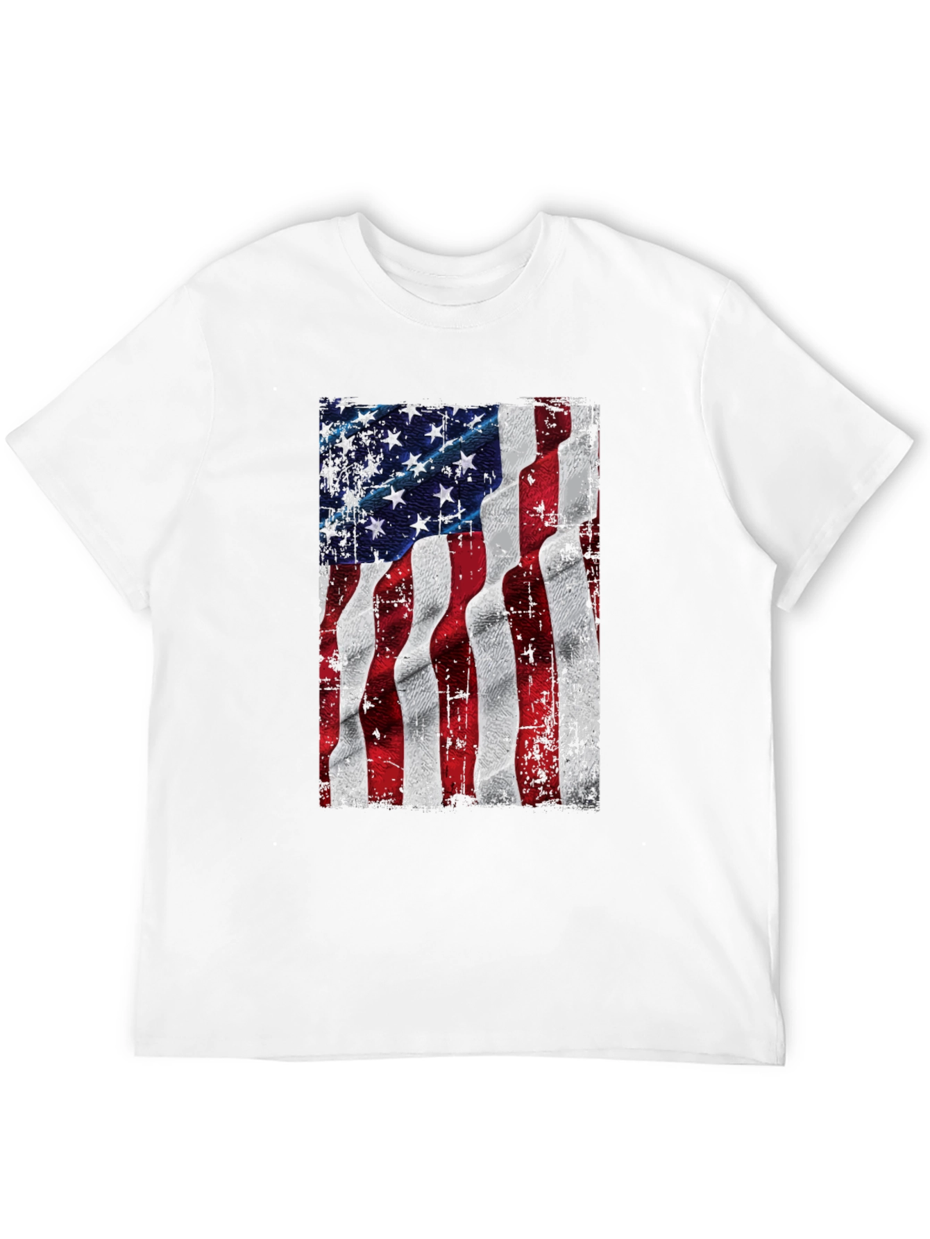 American Flag Graphic T-Shirt - Patriotic Design