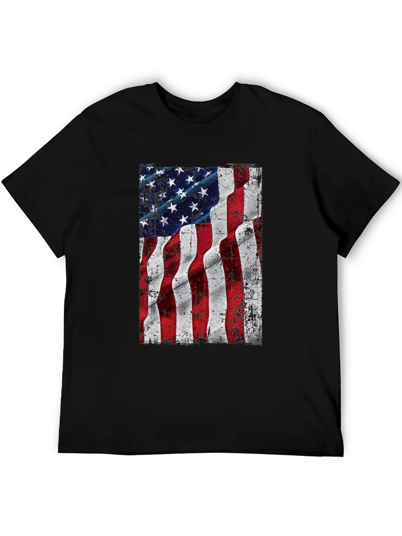 American Flag Graphic T-Shirt - Patriotic Design