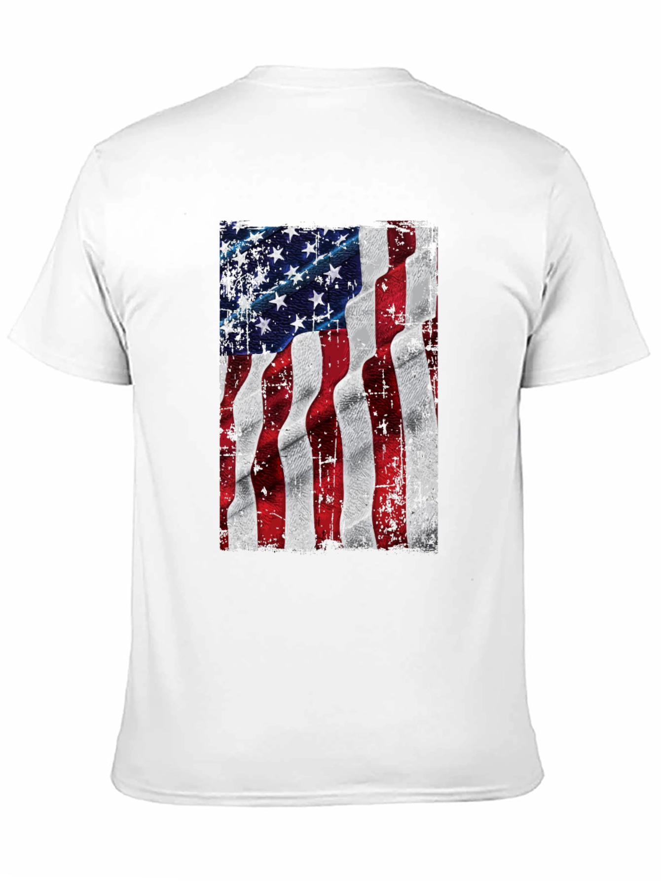 American Flag Graphic T-Shirt - Patriotic Design