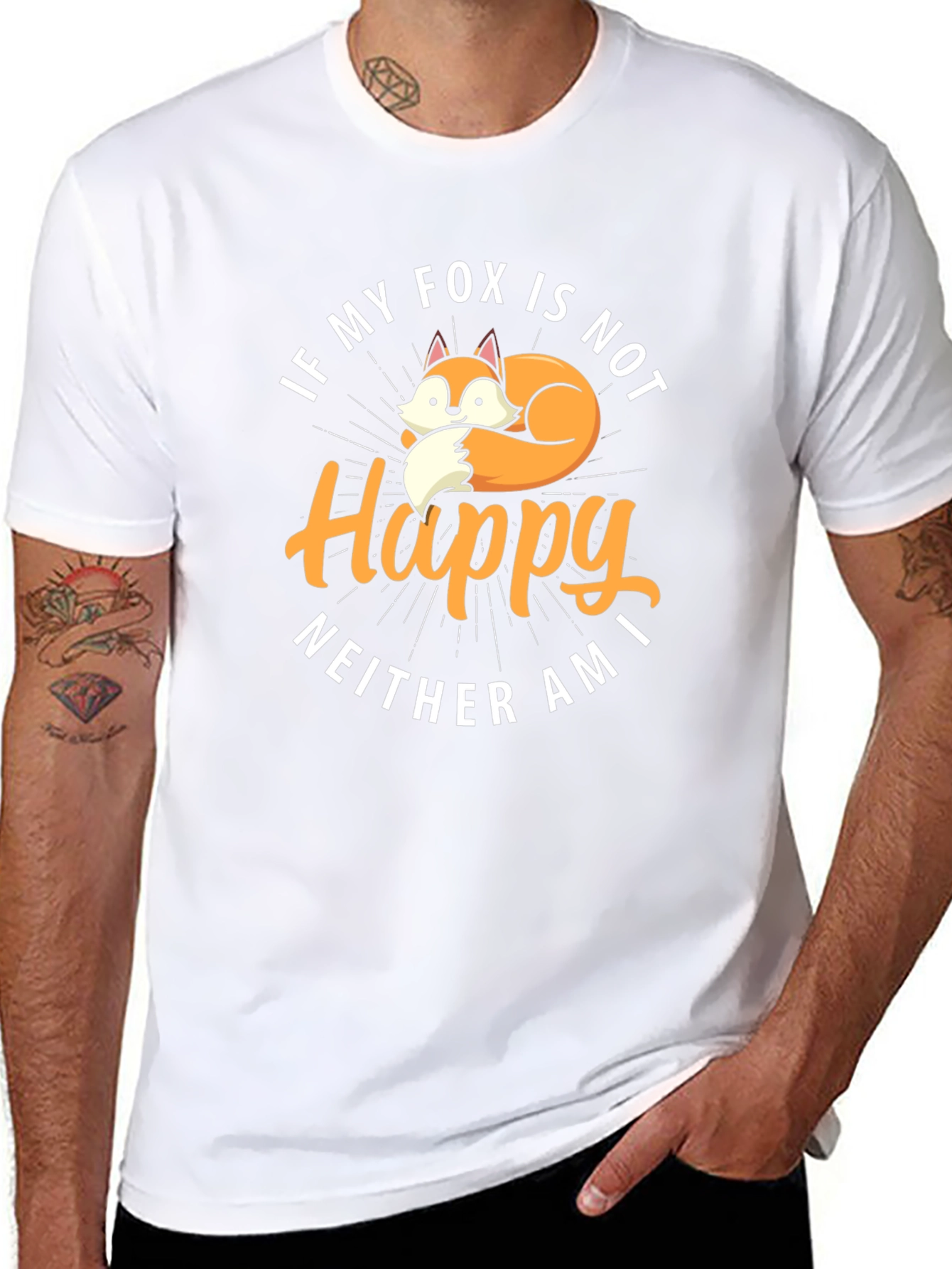 If My Fox Is Not Happy Graphic T-Shirt