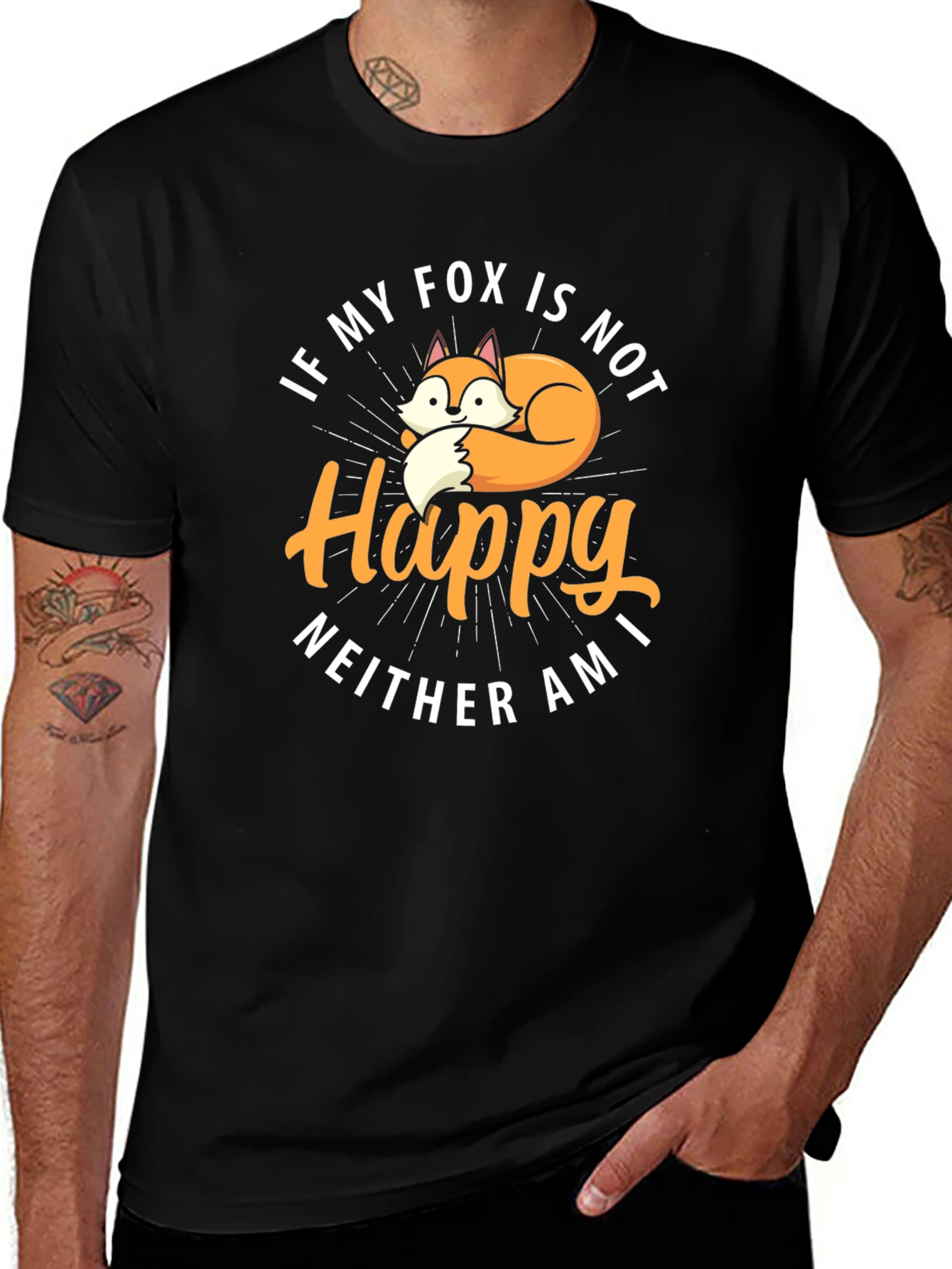 If My Fox Is Not Happy Graphic T-Shirt