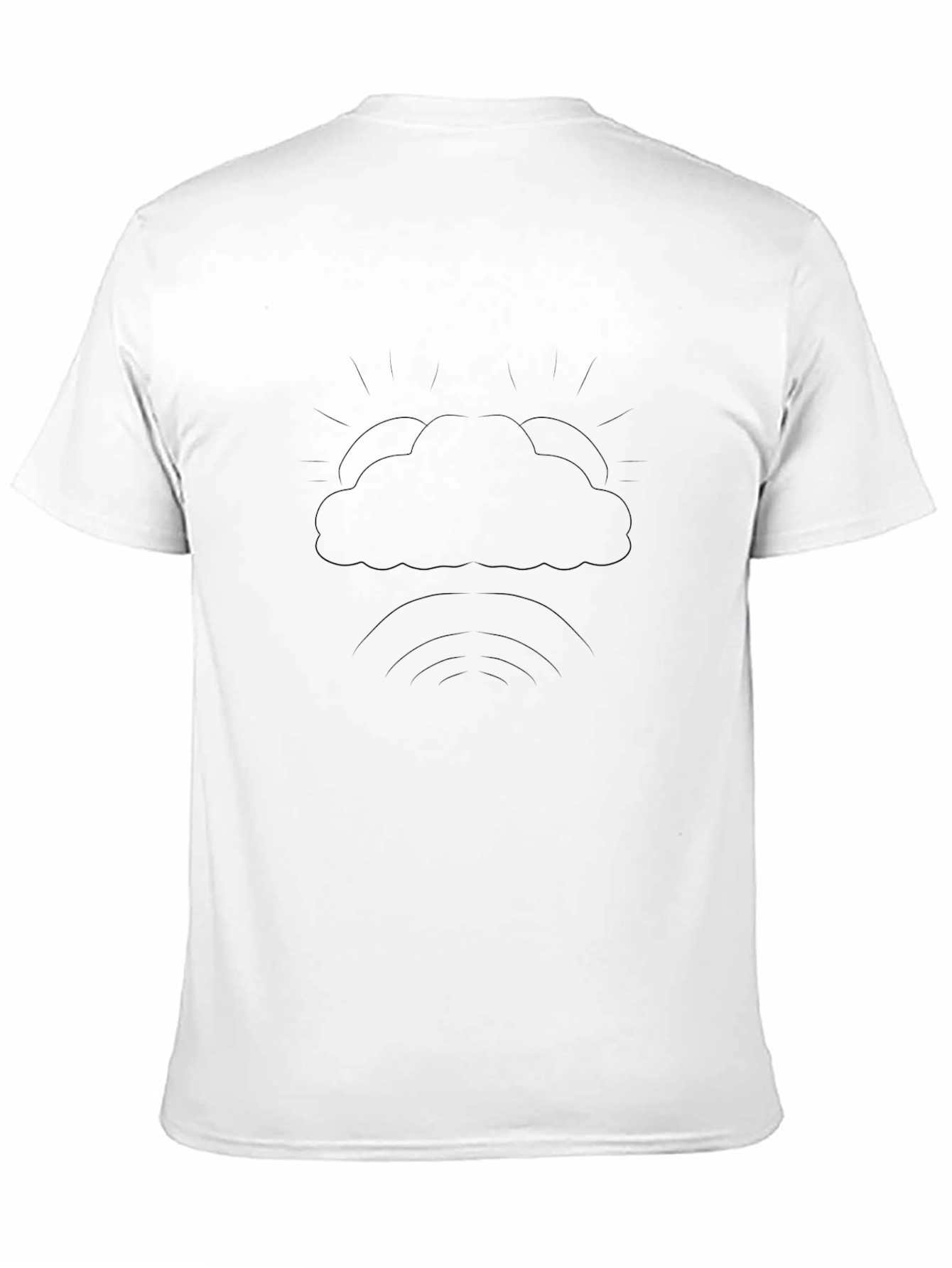 Cloudscape Graphic Black T-Shirt