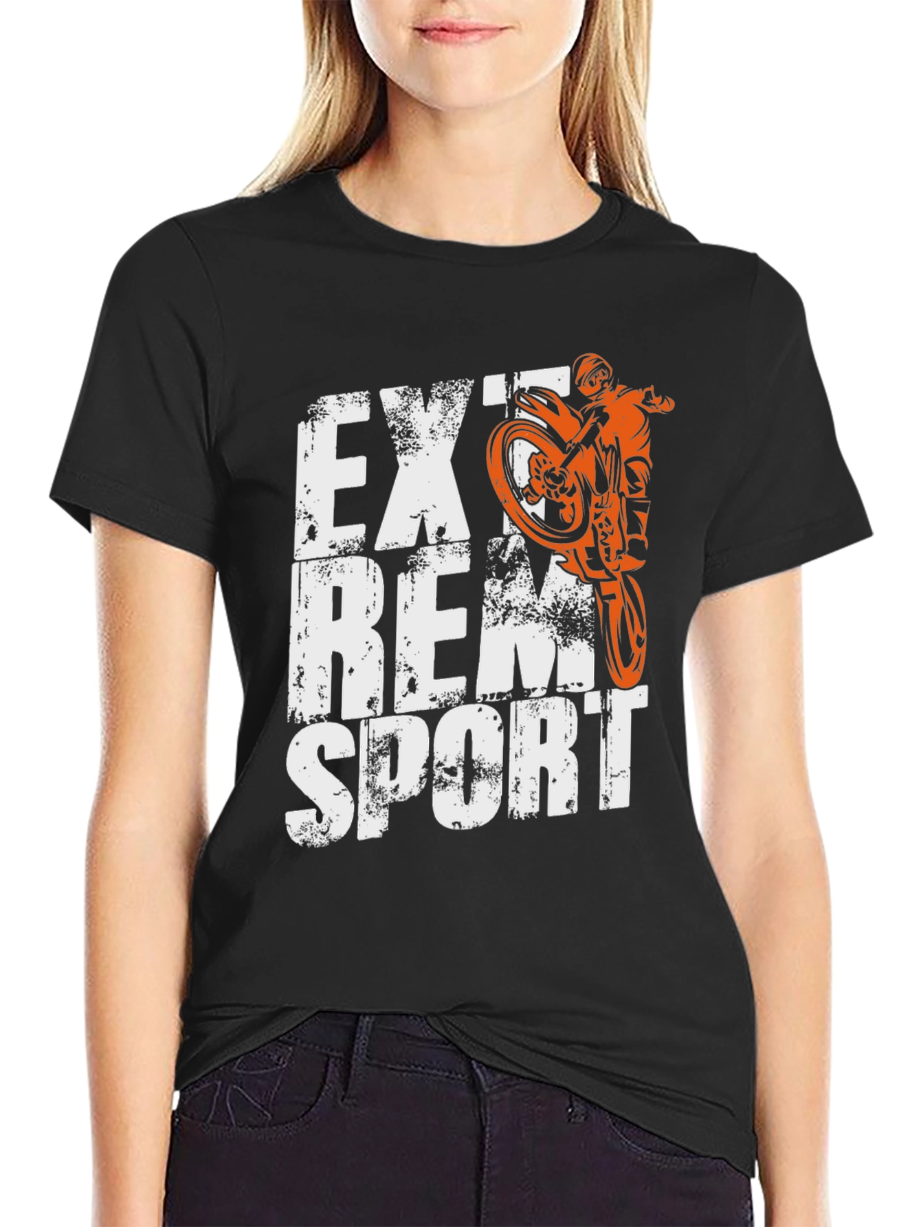Extreme Sports Motorcycle Graphic T-Shirt