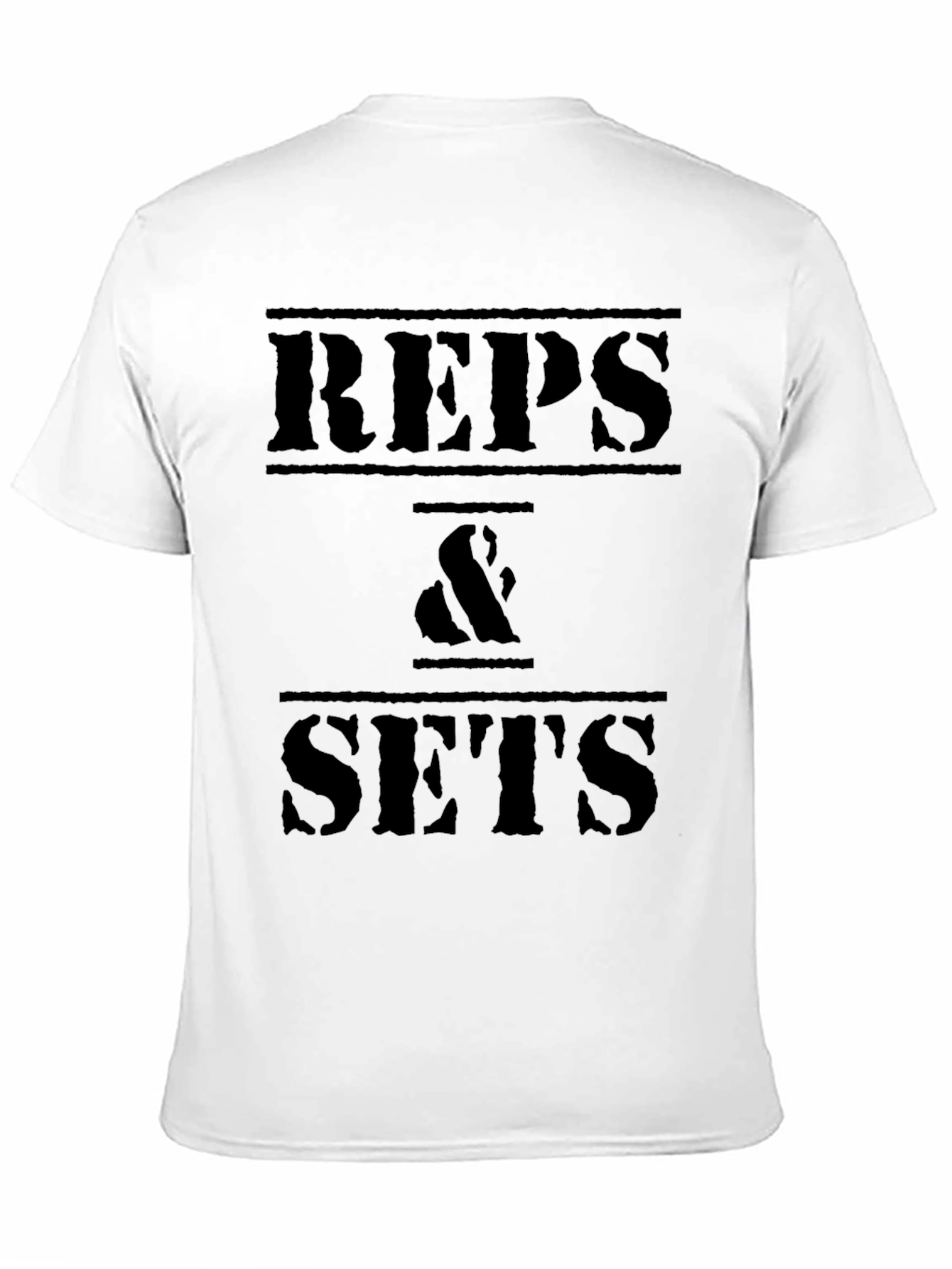 Reps & Sets Black Graphic T-Shirt