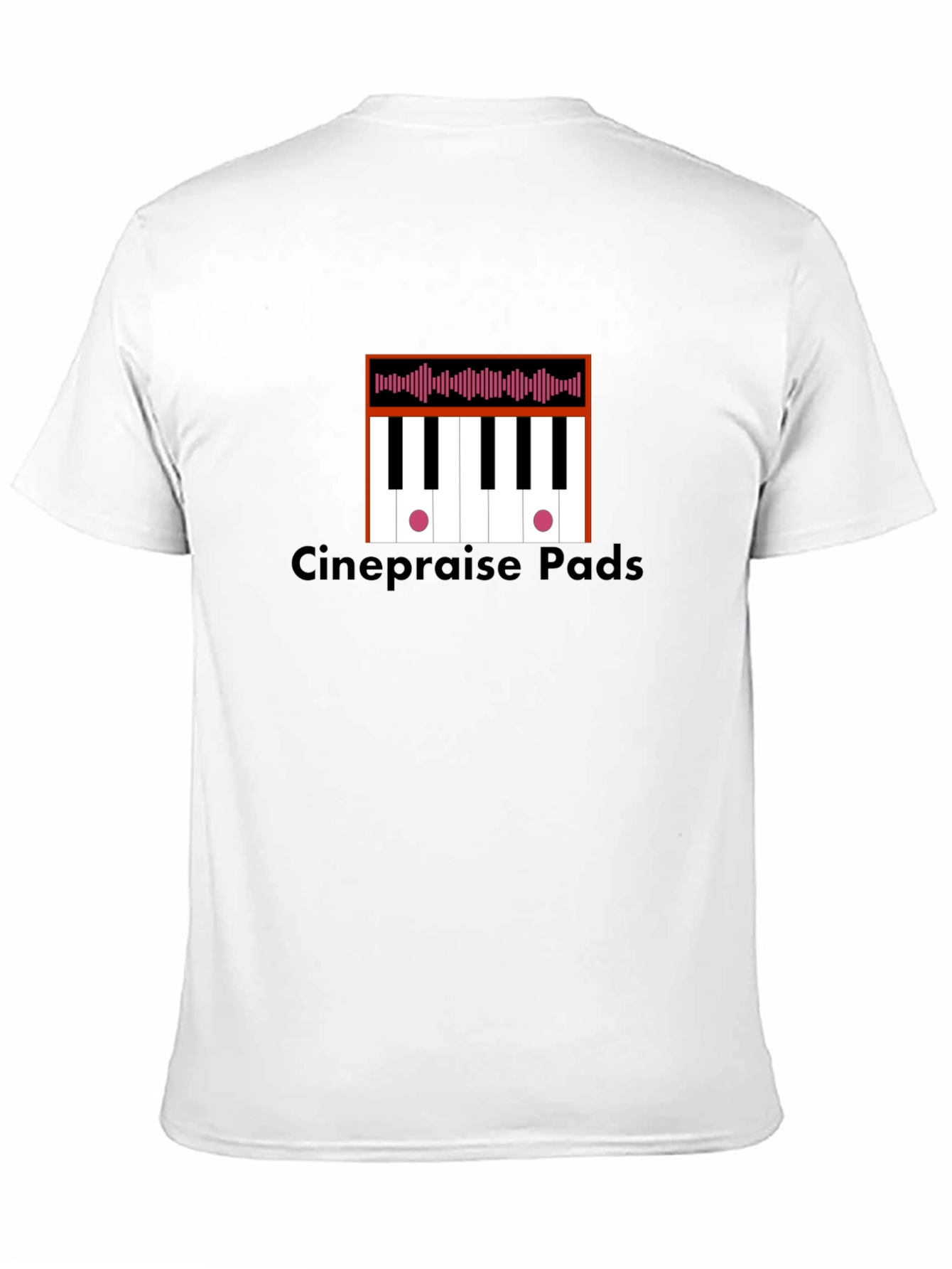 Cinepraise Pads T-Shirt - Keyboard Music Design