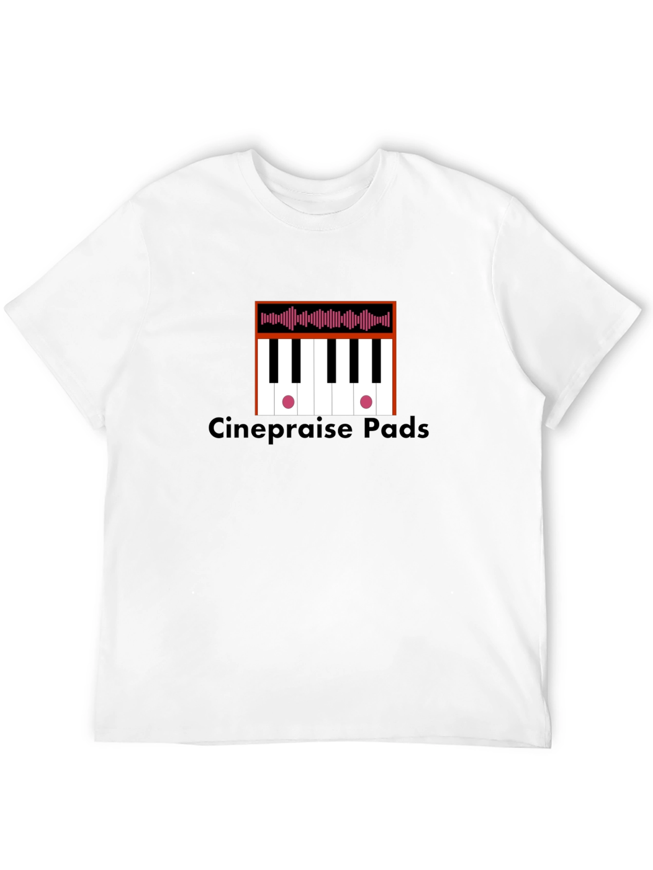 Cinepraise Pads T-Shirt - Keyboard Music Design