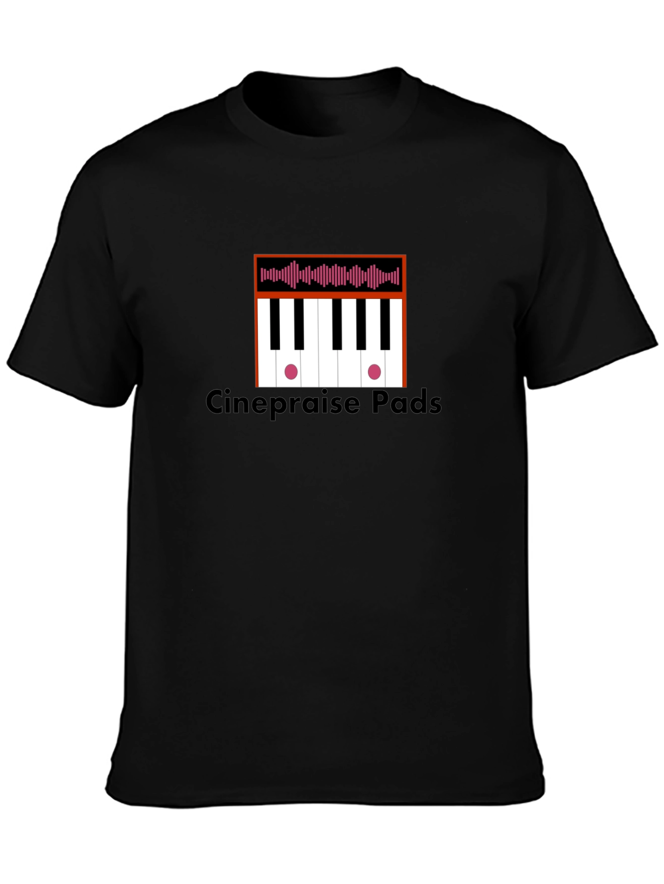 Cinepraise Pads T-Shirt - Keyboard Music Design