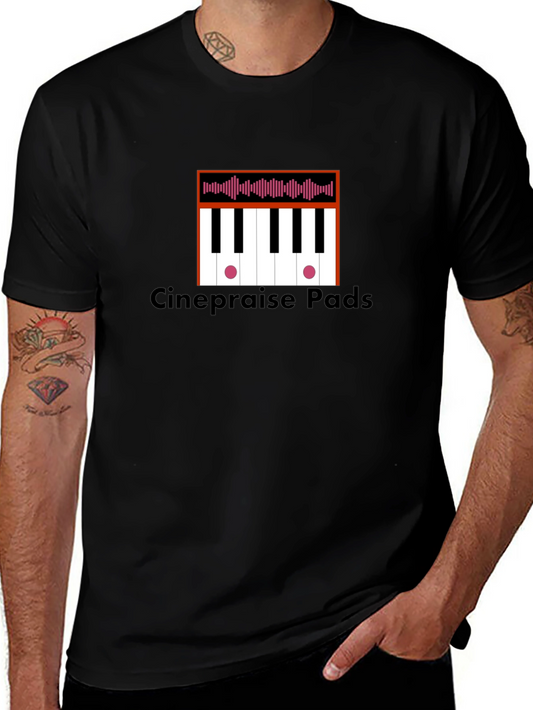Cinepraise Pads T-Shirt - Keyboard Music Design