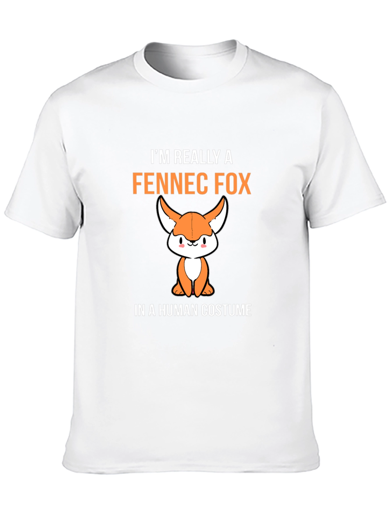 Fennec Fox in Human Costume T-Shirt