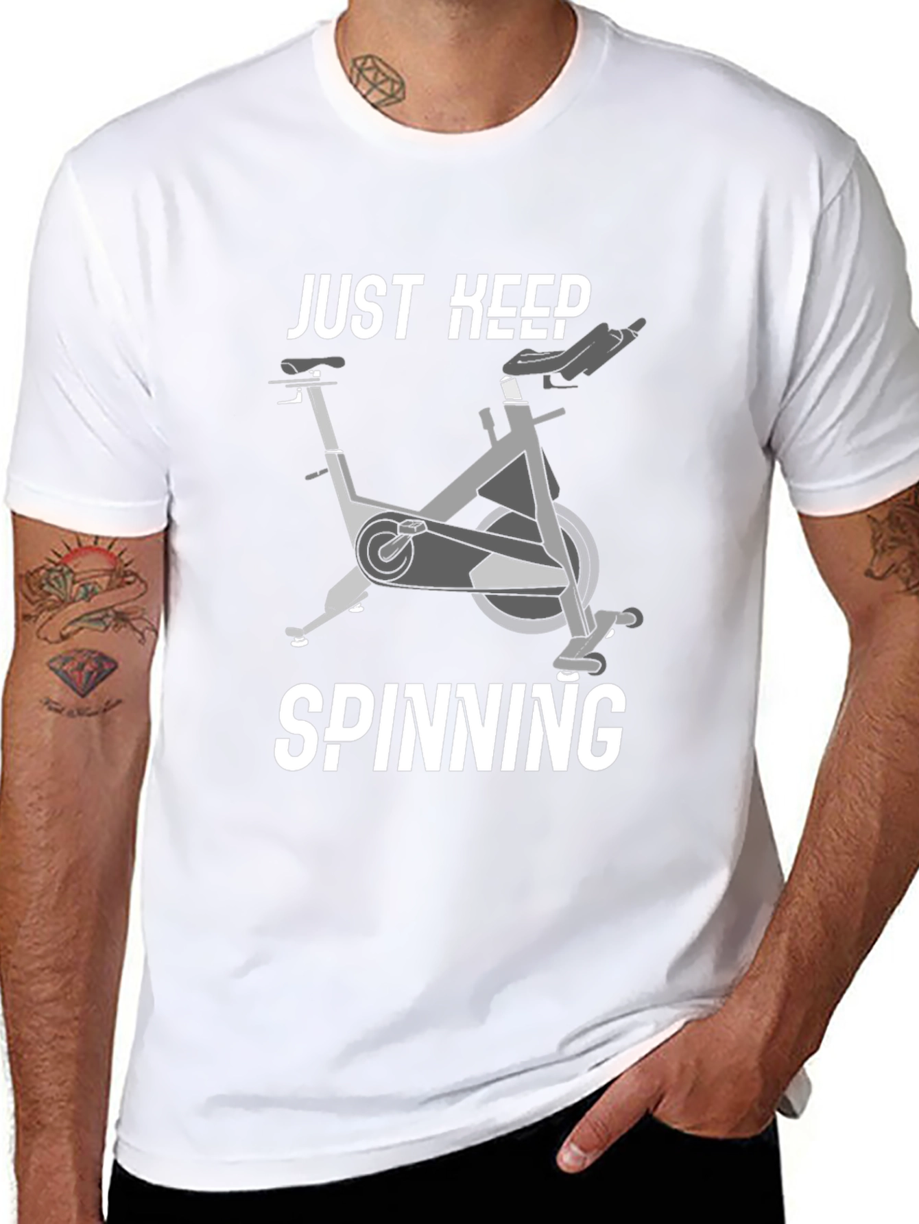 Just Keep Spinning Graphic Tee