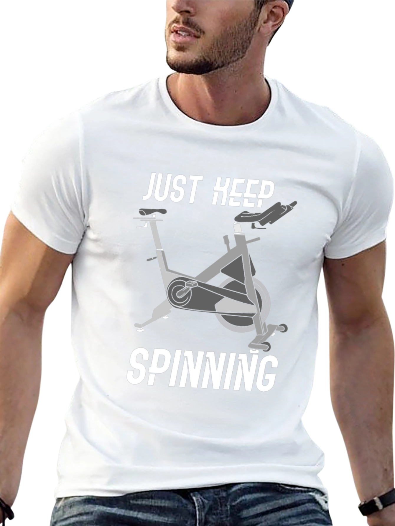 Just Keep Spinning Graphic Tee
