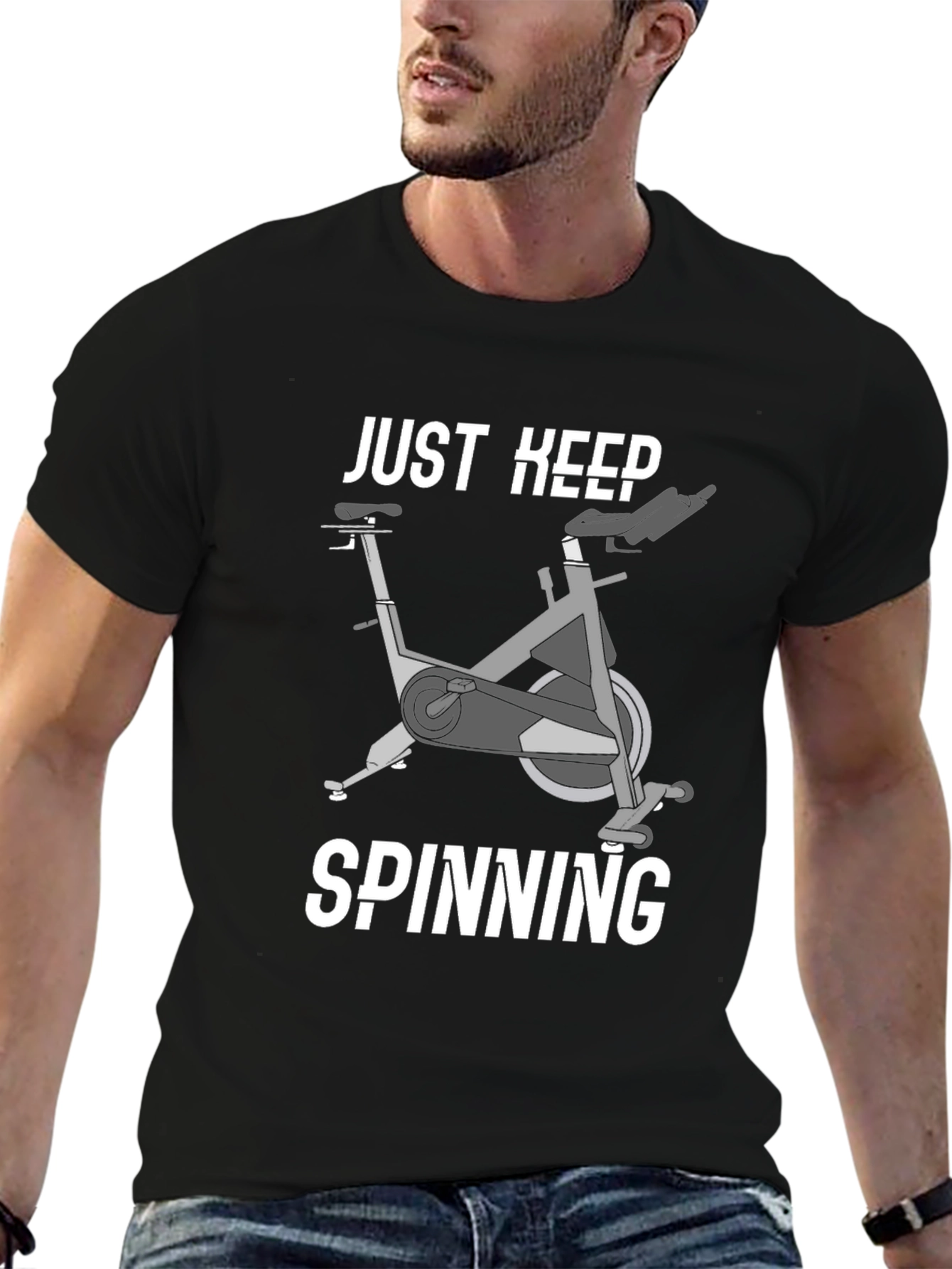 Just Keep Spinning Graphic Tee