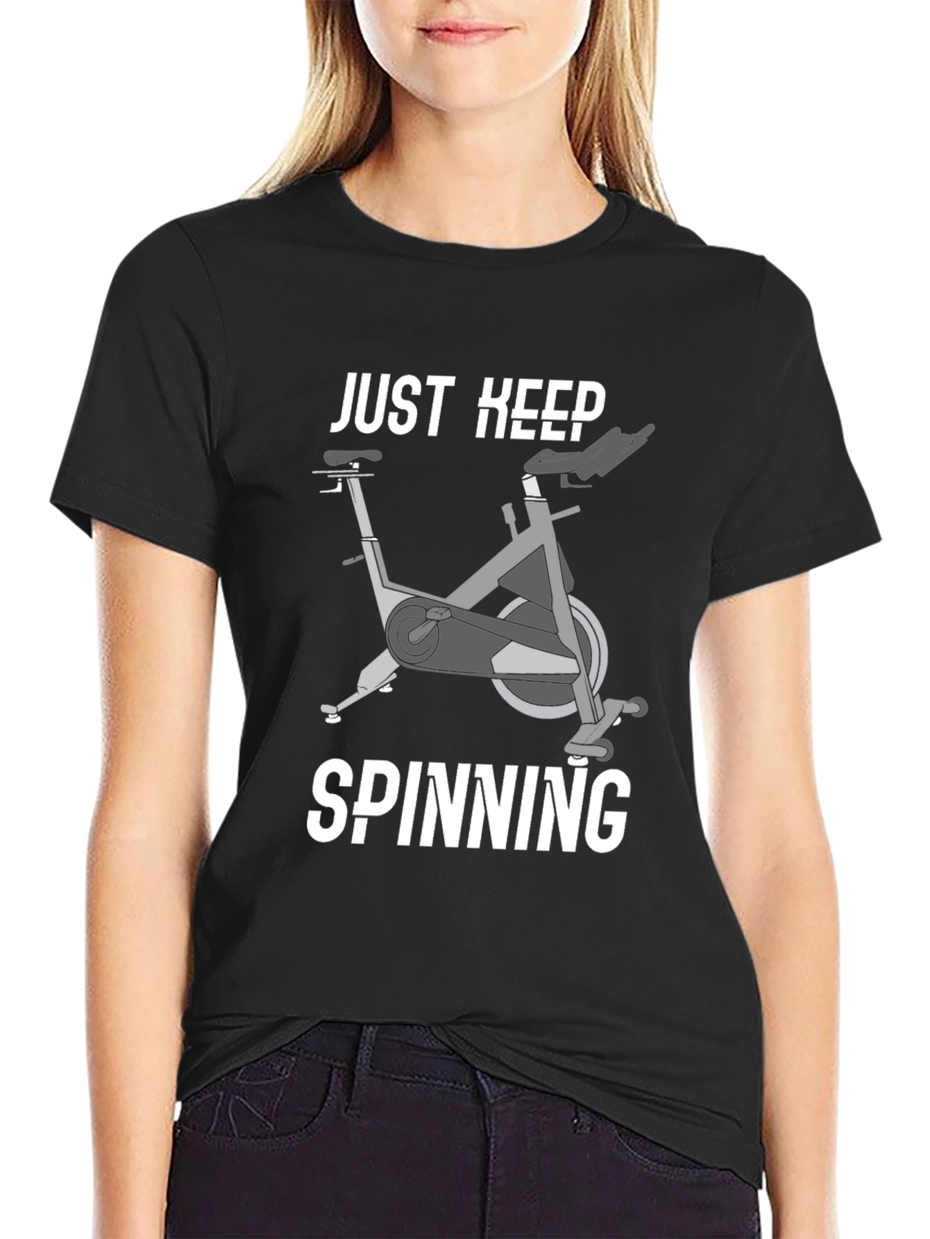 Just Keep Spinning Graphic Tee