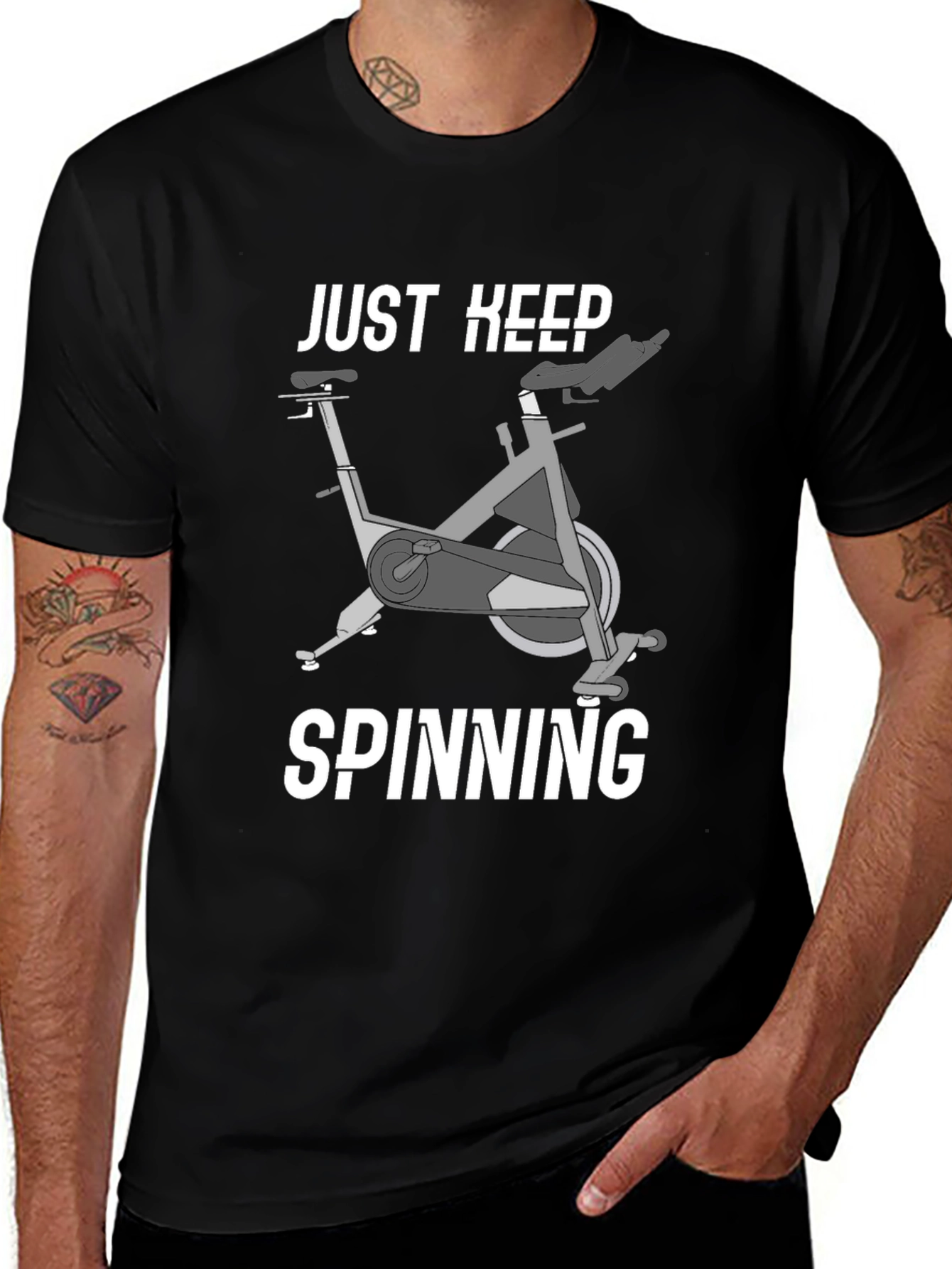Just Keep Spinning Graphic Tee