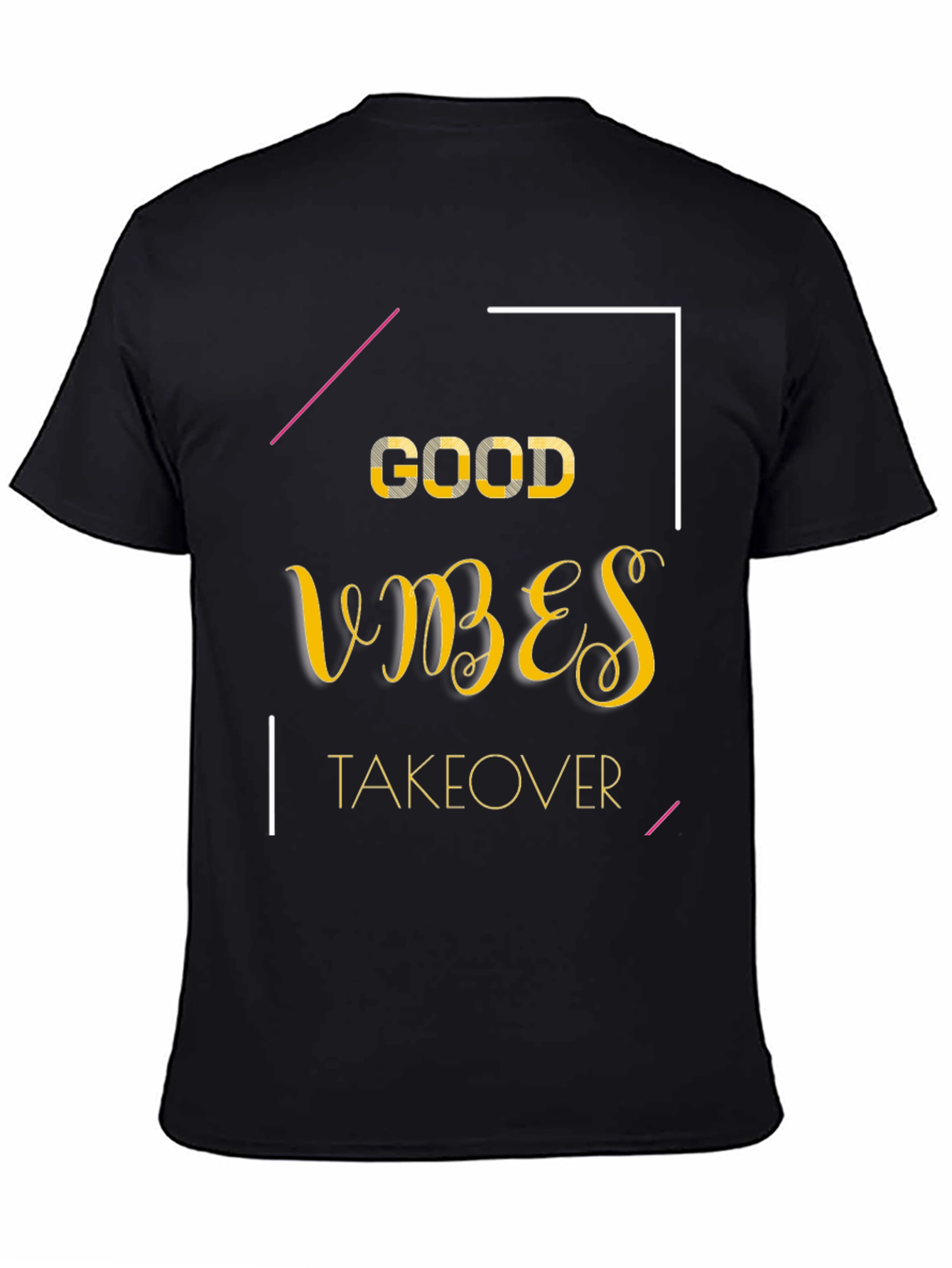 Good Vibes Takeover Black Graphic Tee