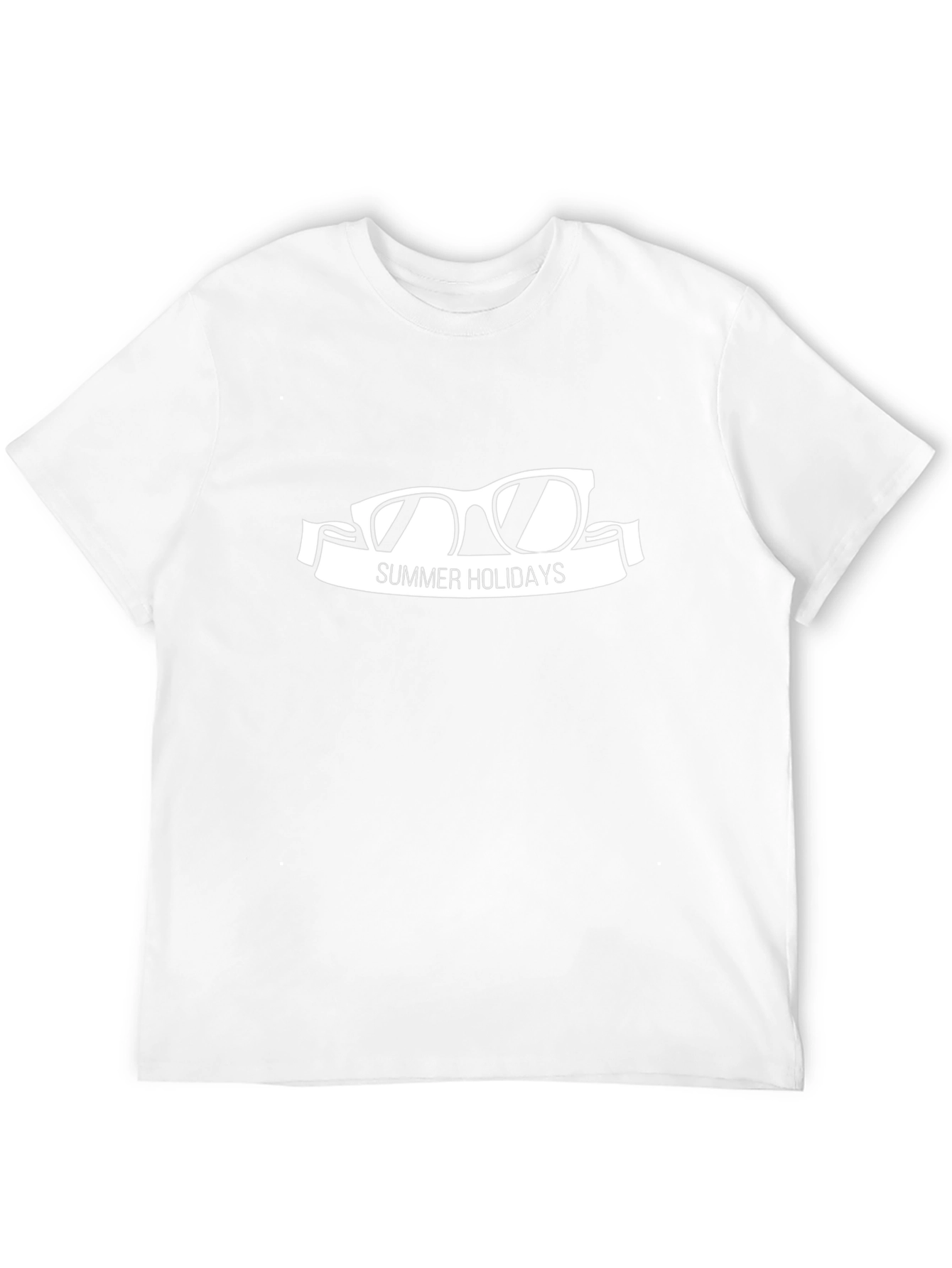 Summer Holidays Graphic Tee - Black