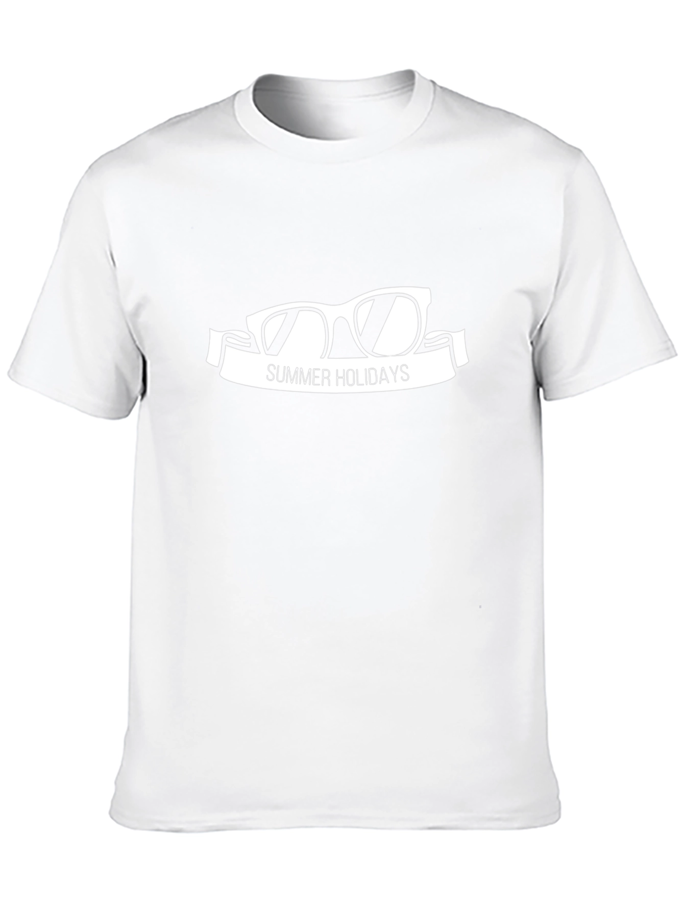 Summer Holidays Graphic Tee - Black