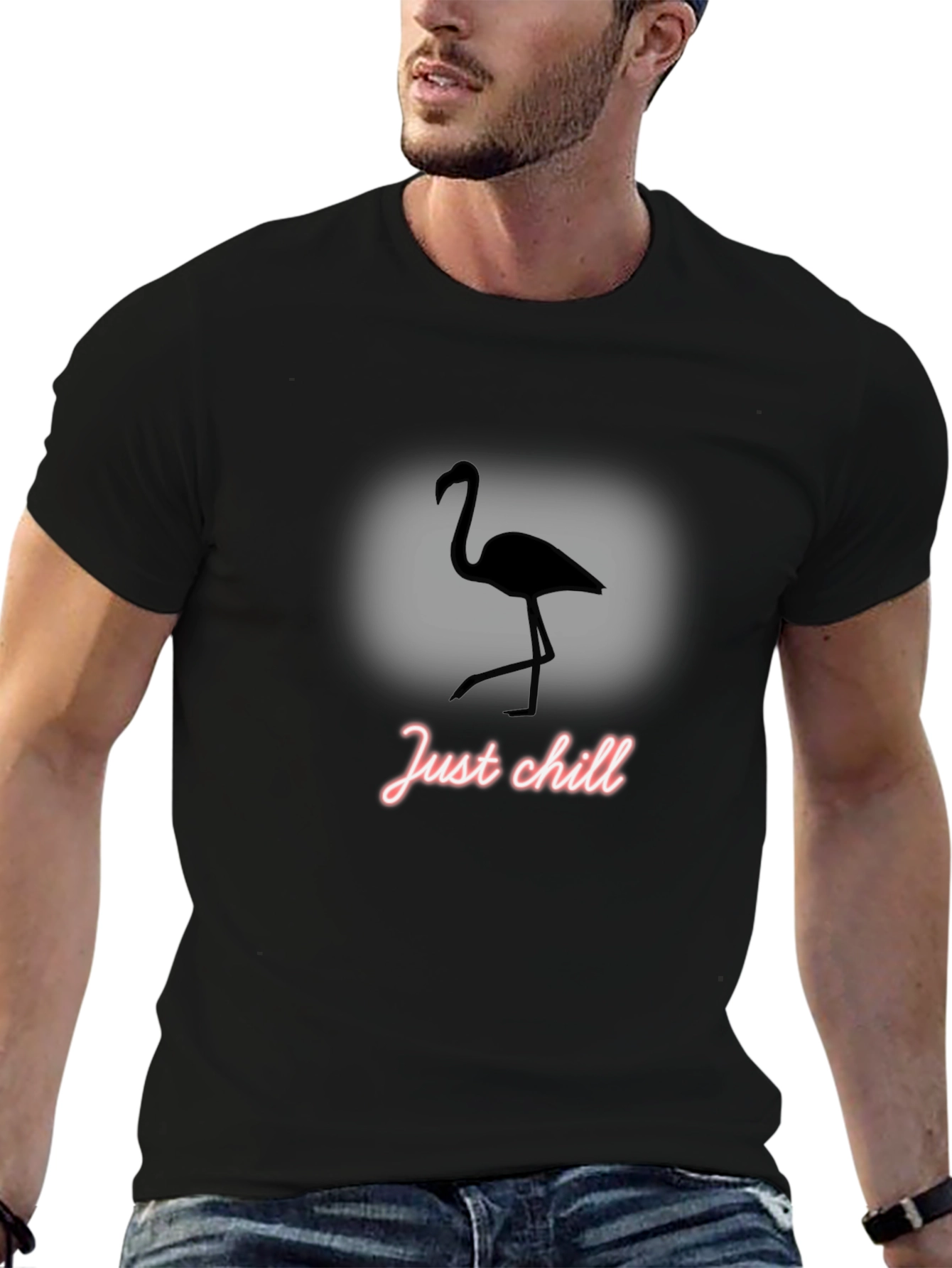 Just Chill Flamingo Graphic Tee