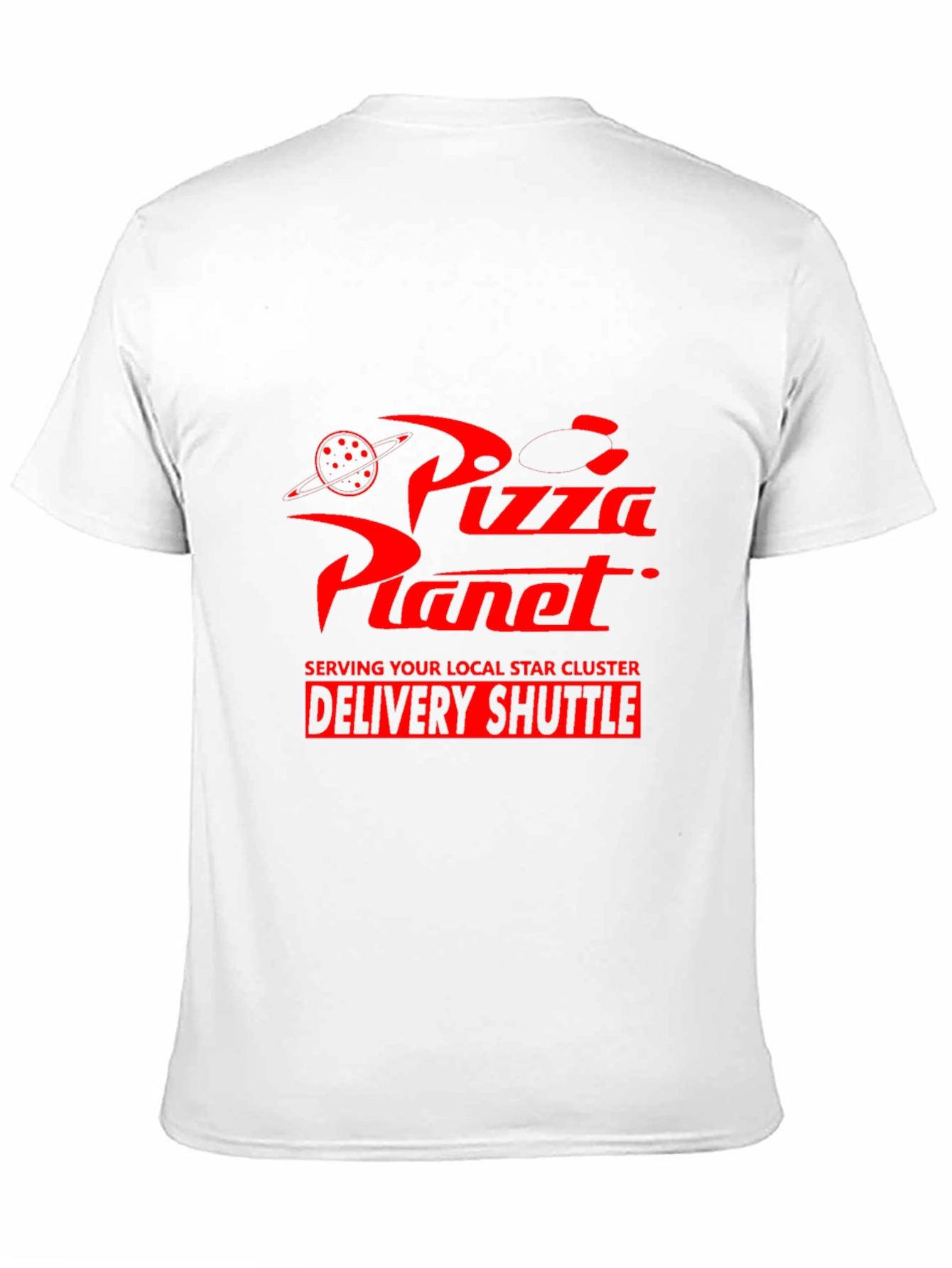 Pizza Planet Delivery Shuttle Black T-Shirt