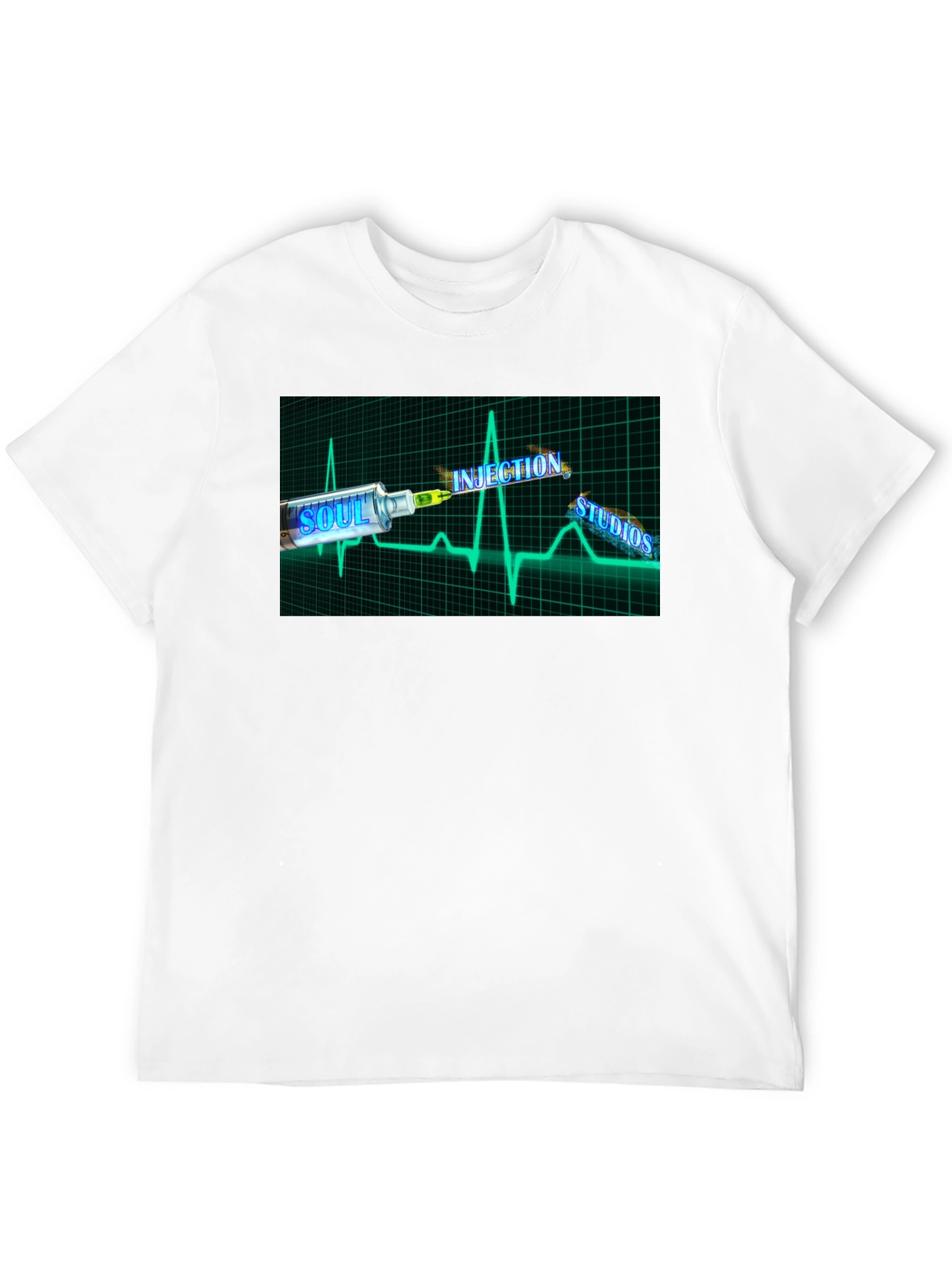 Soul Injection Studios Black Graphic T-Shirt