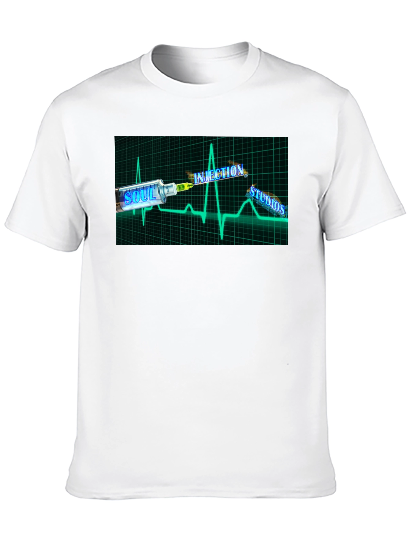 Soul Injection Studios Black Graphic T-Shirt
